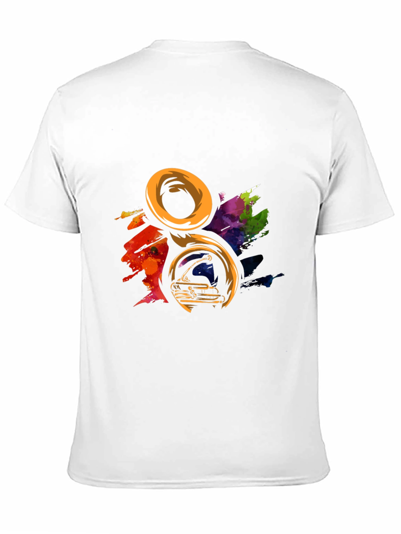 Colorful Tuba Music T-Shirt