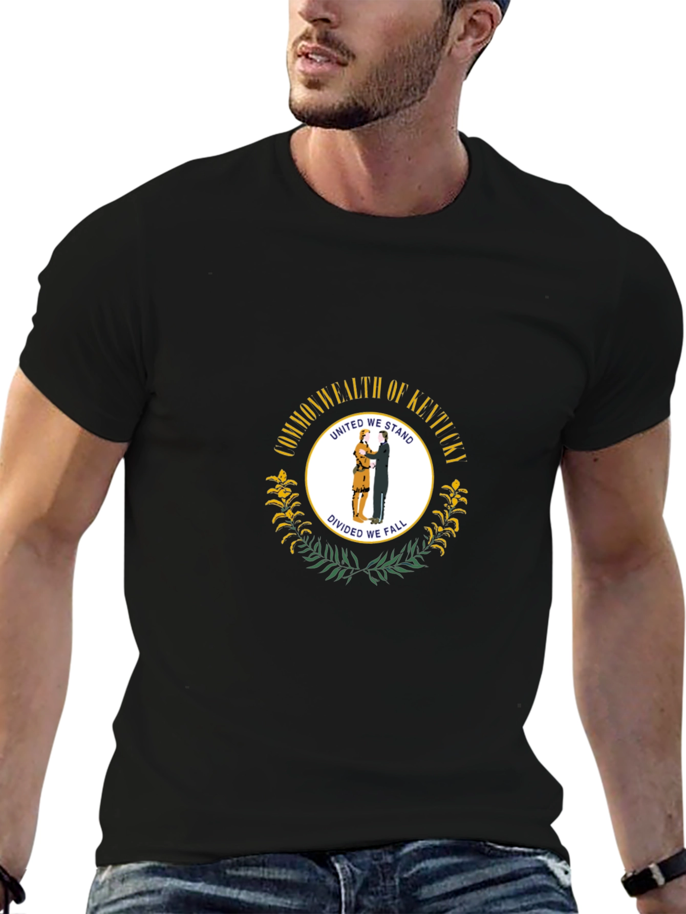 Kentucky State Seal Graphic T-Shirt - Black