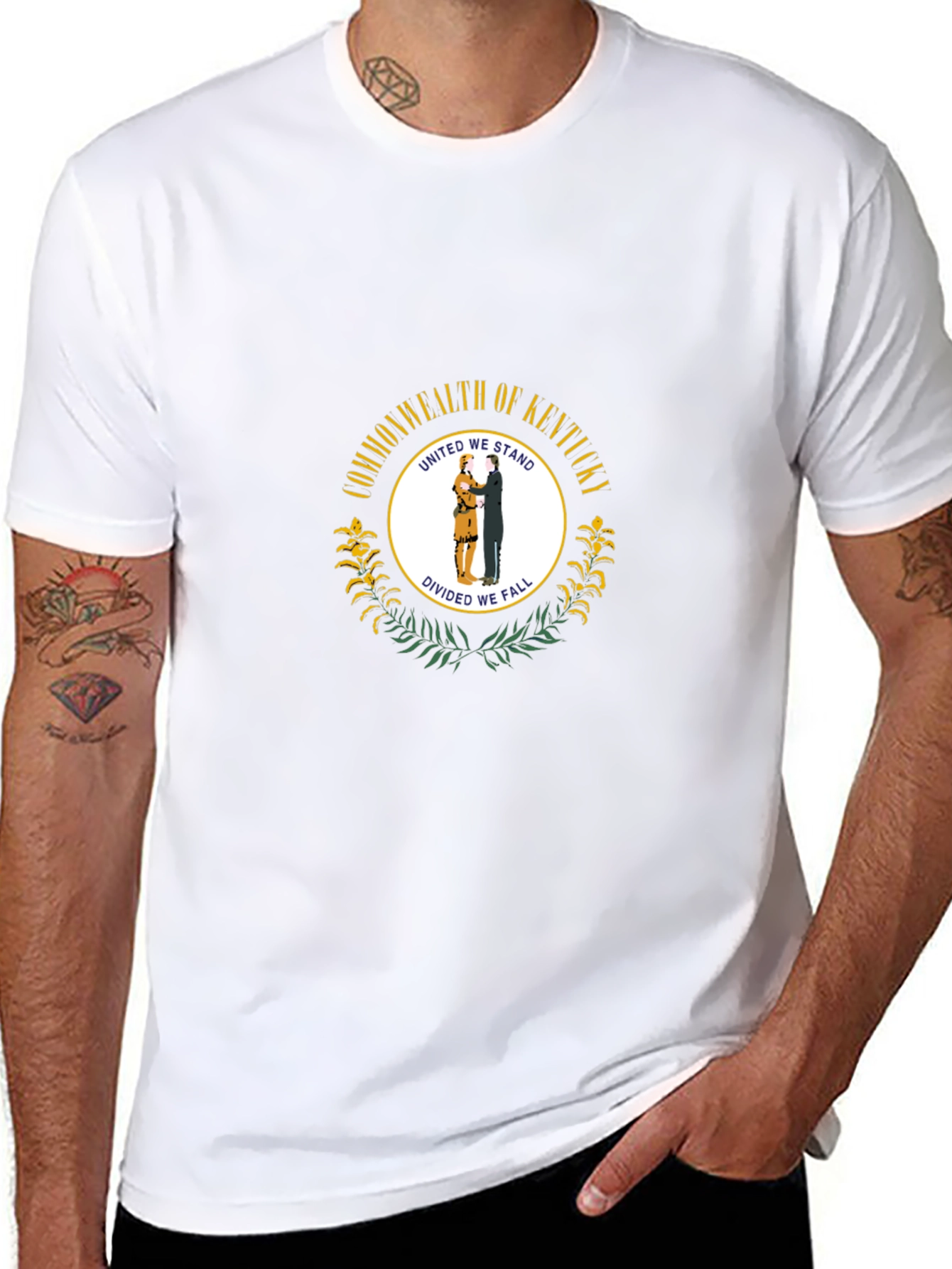 Kentucky State Seal Graphic T-Shirt - Black