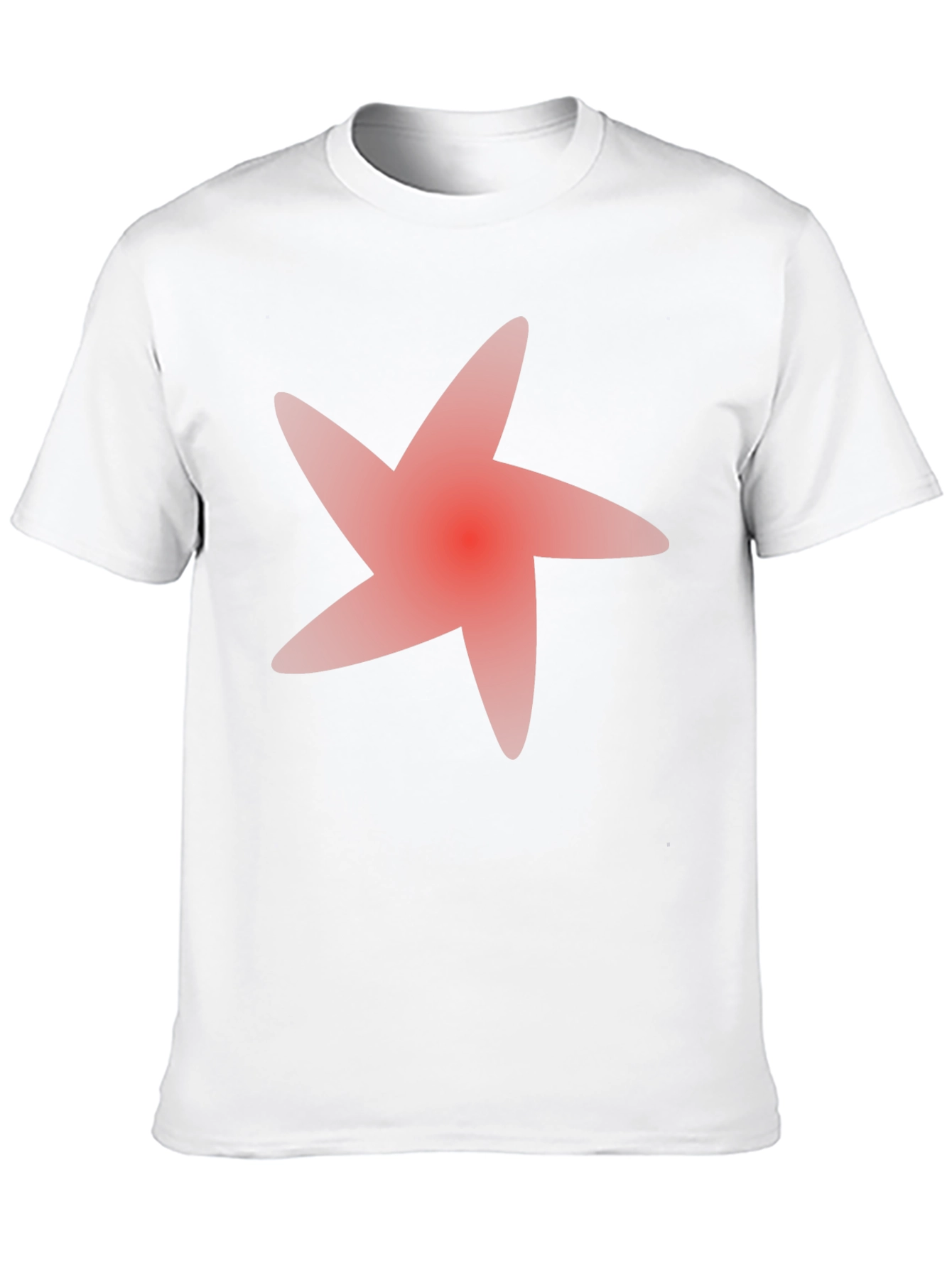 Bold Star Graphic Tee - Casual Black T-Shirt