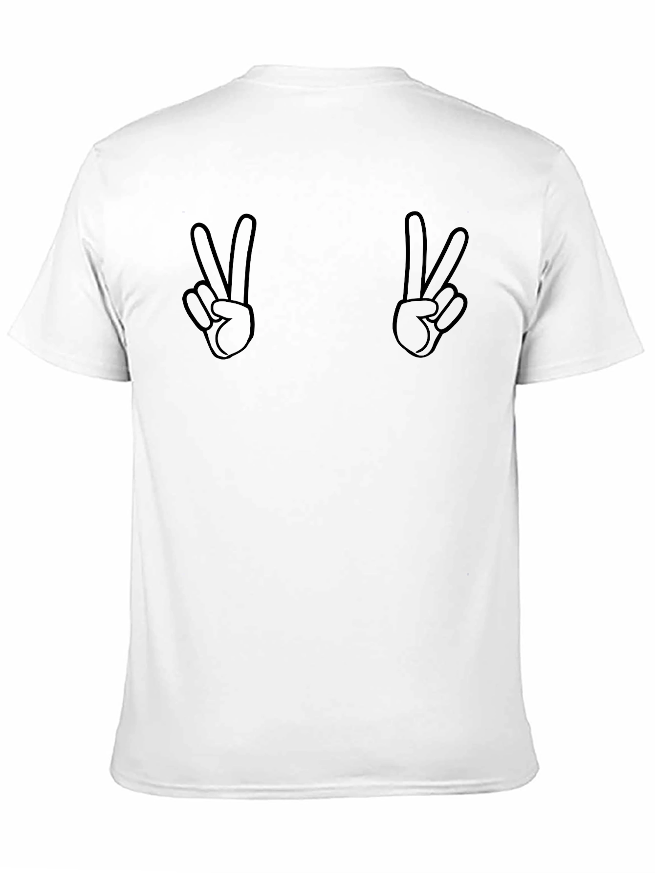 Peace Sign Graphic Tee - Relaxed Fit Cotton T-Shirt