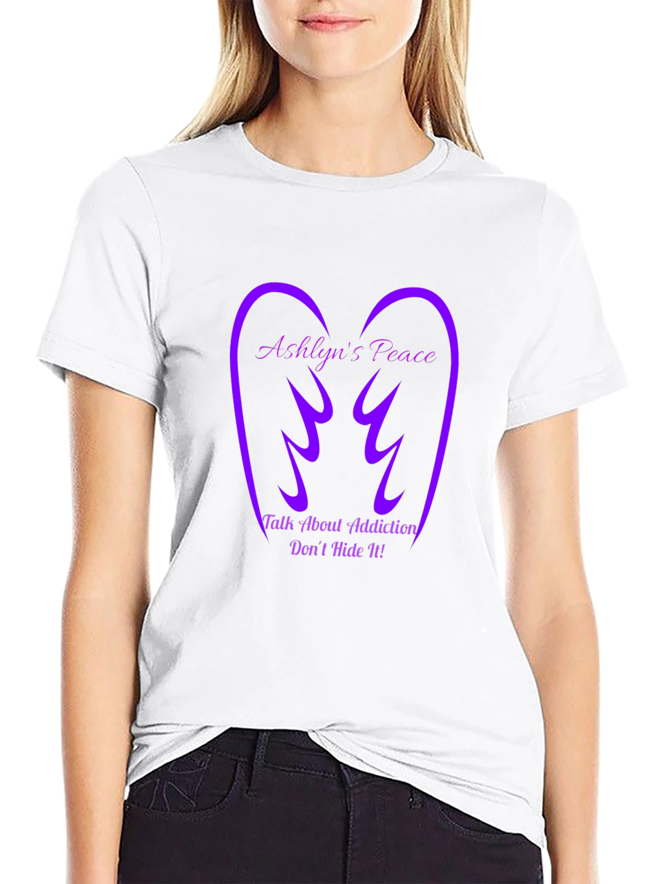 Ashlyns Peace Addiction Awareness T-Shirt