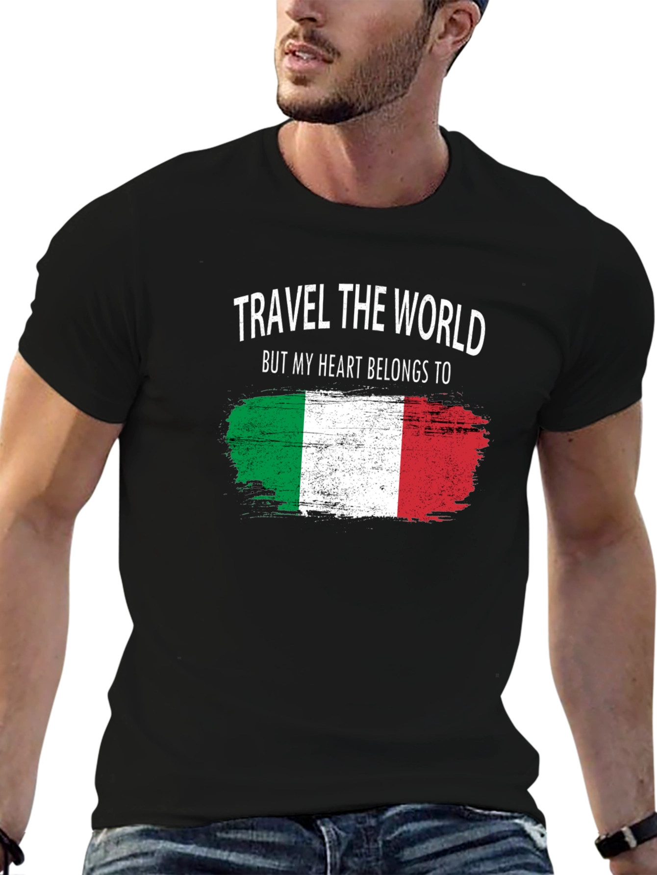 Travel the World Italy Flag T-Shirt
