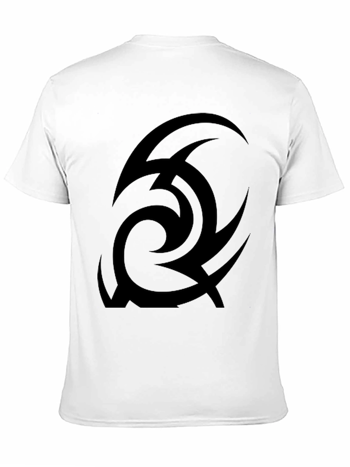Tribal Design Black T-Shirt
