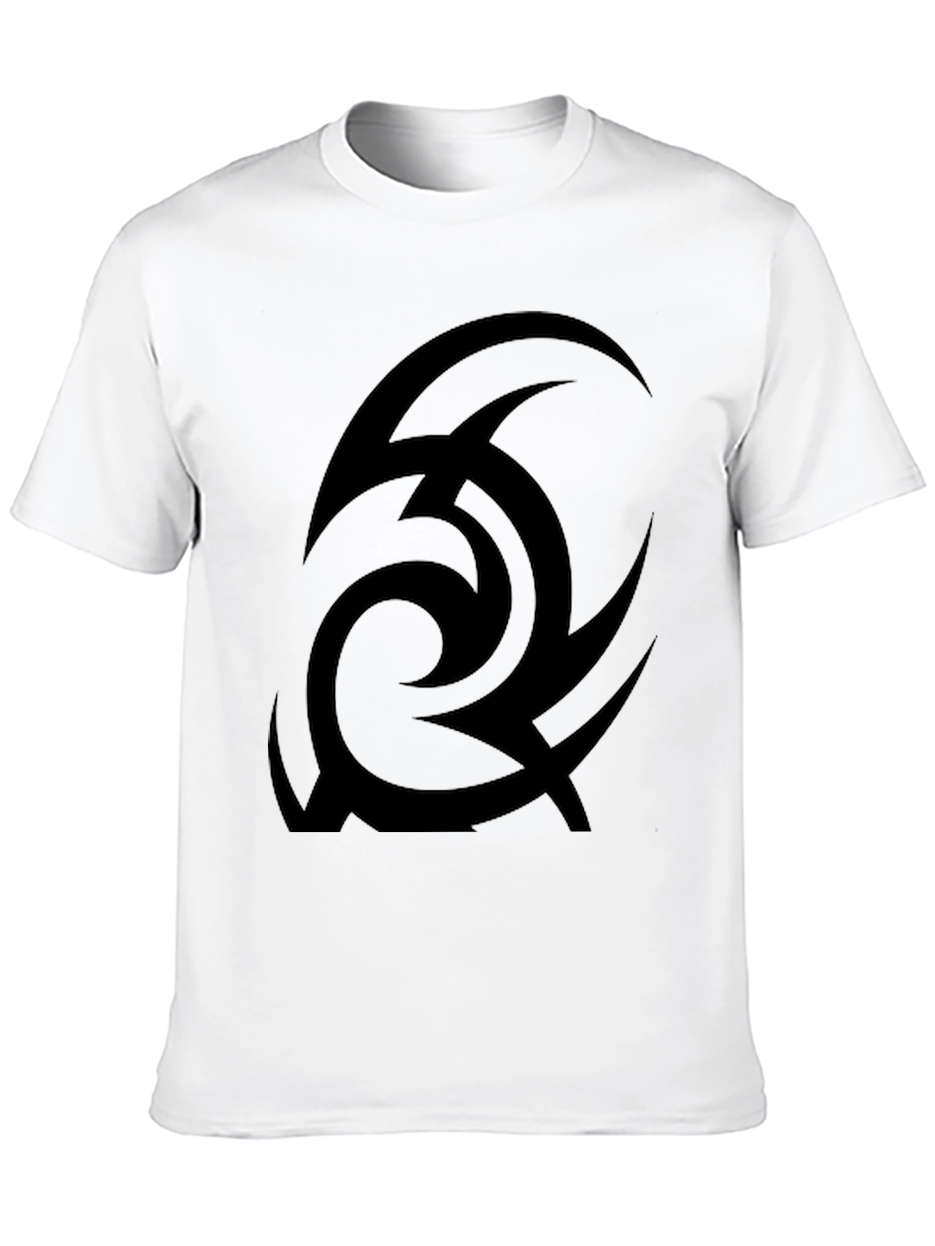 Tribal Design Black T-Shirt