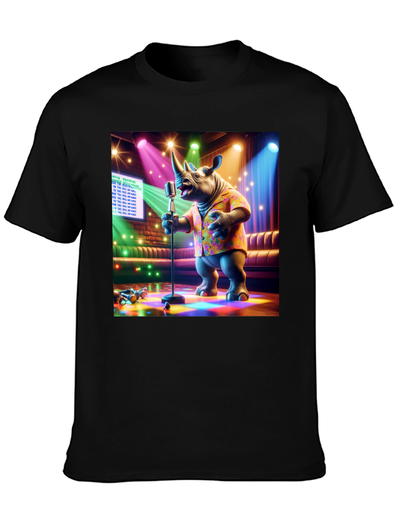 Singing Rhino Graphic Tee