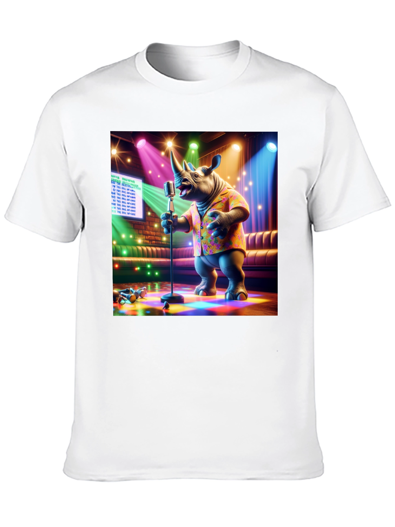 Singing Rhino Graphic Tee