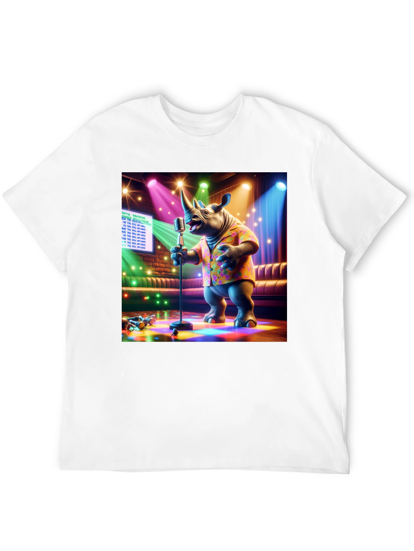 Singing Rhino Graphic Tee