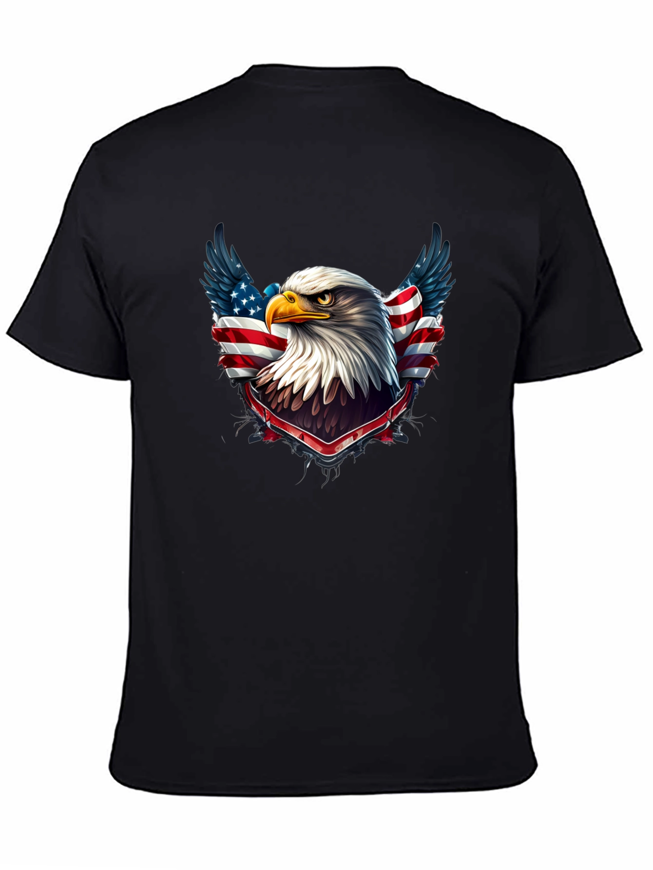 American Eagle USA Flag Graphic Print T-Shirt