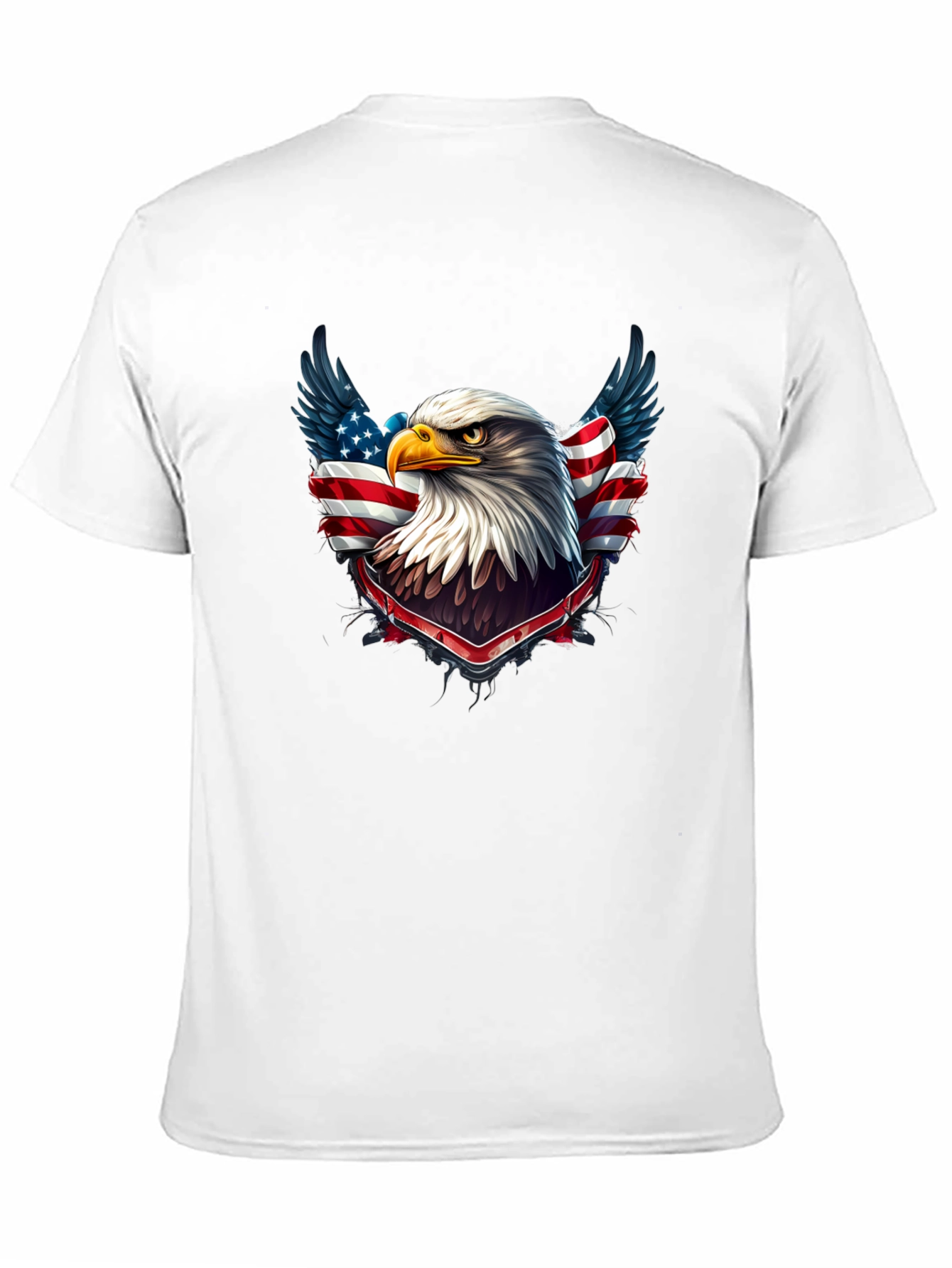 American Eagle USA Flag Graphic Print T-Shirt