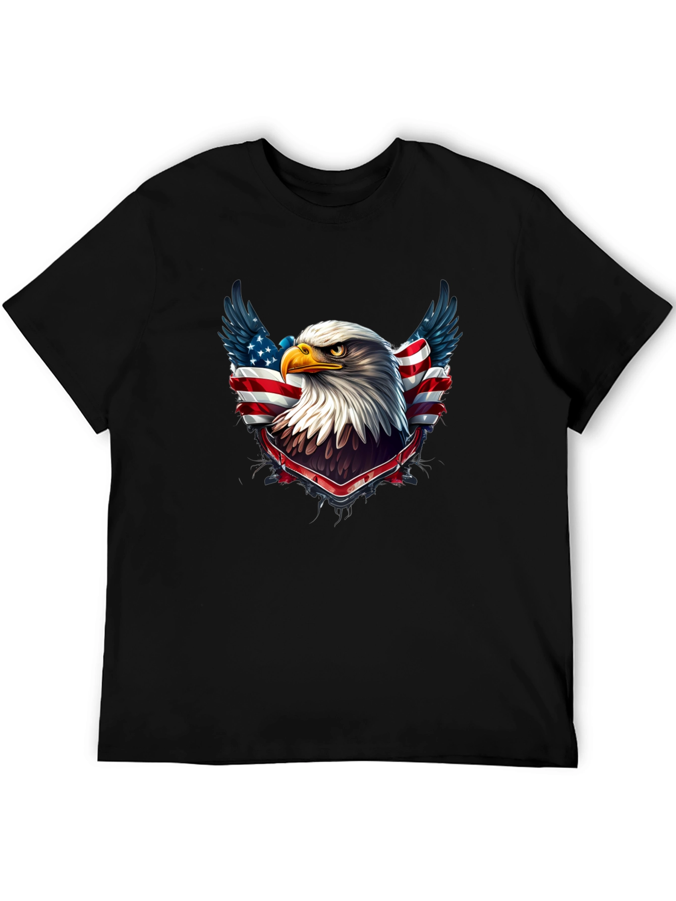 American Eagle USA Flag Graphic Print T-Shirt