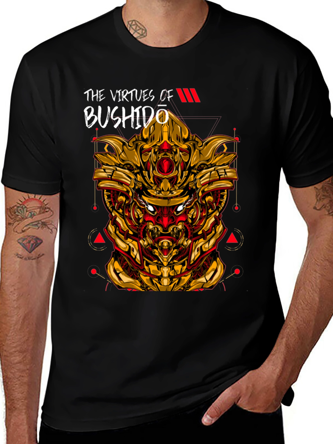 Bushido Virtues Graphic T-Shirt