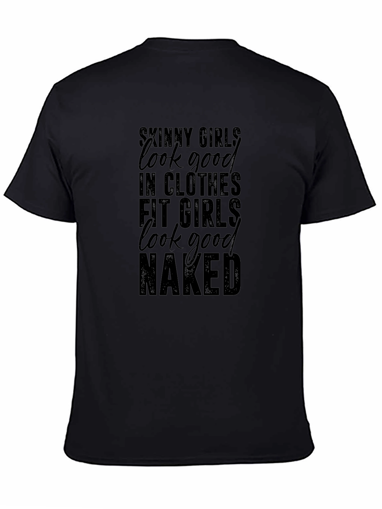 Skinny Girls Fit Girls Graphic T-Shirt