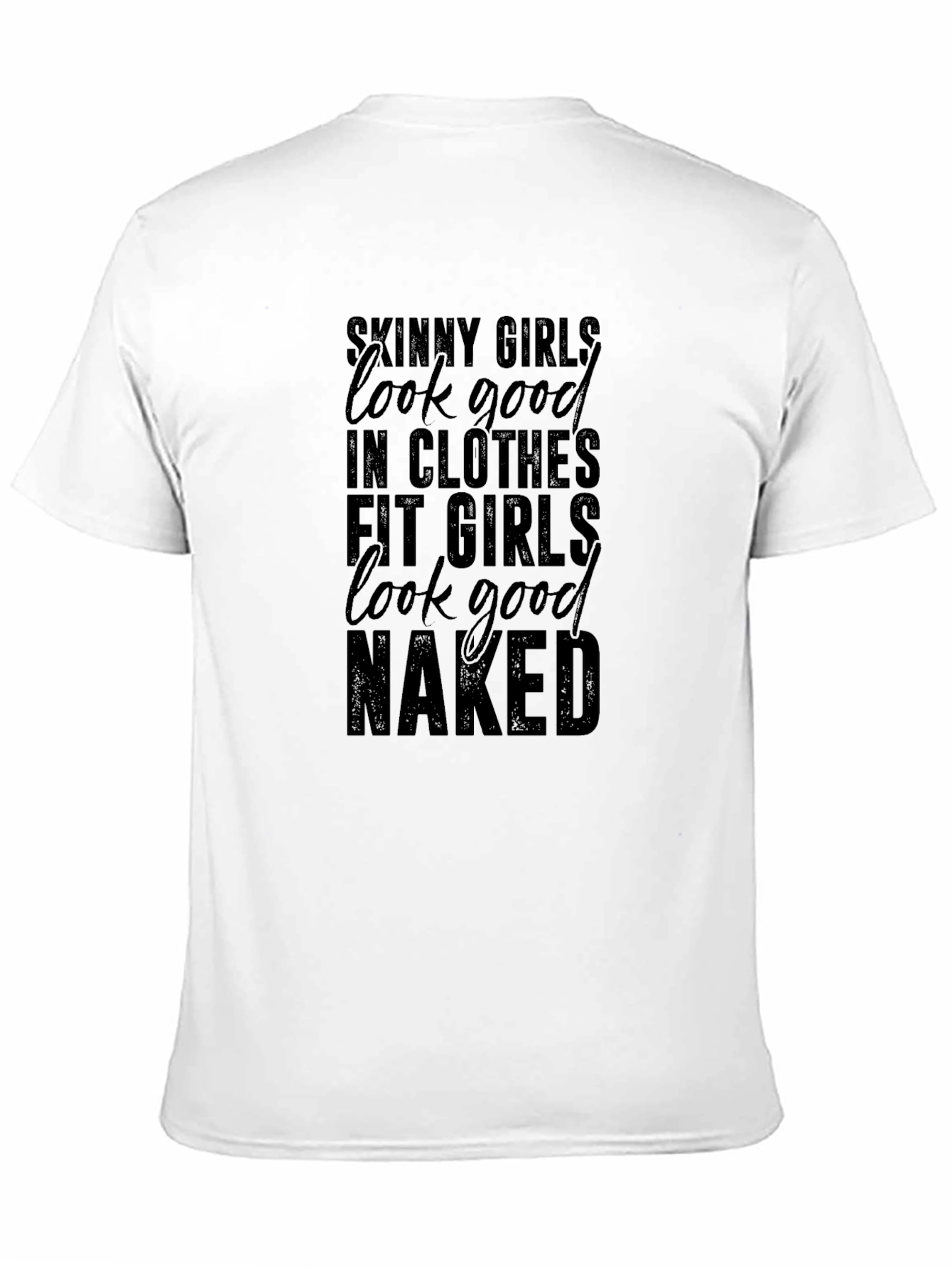 Skinny Girls Fit Girls Graphic T-Shirt