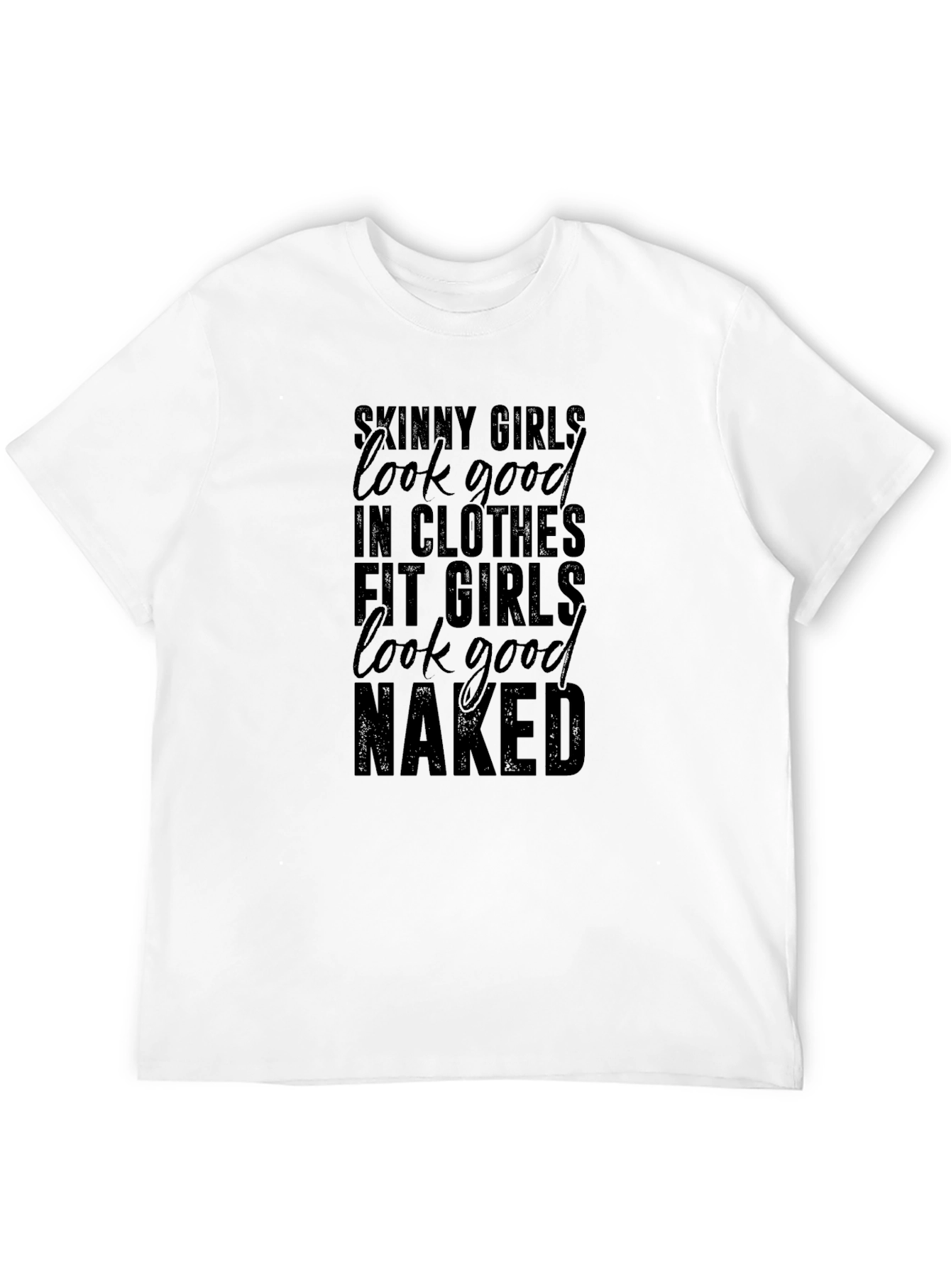 Skinny Girls Fit Girls Graphic T-Shirt