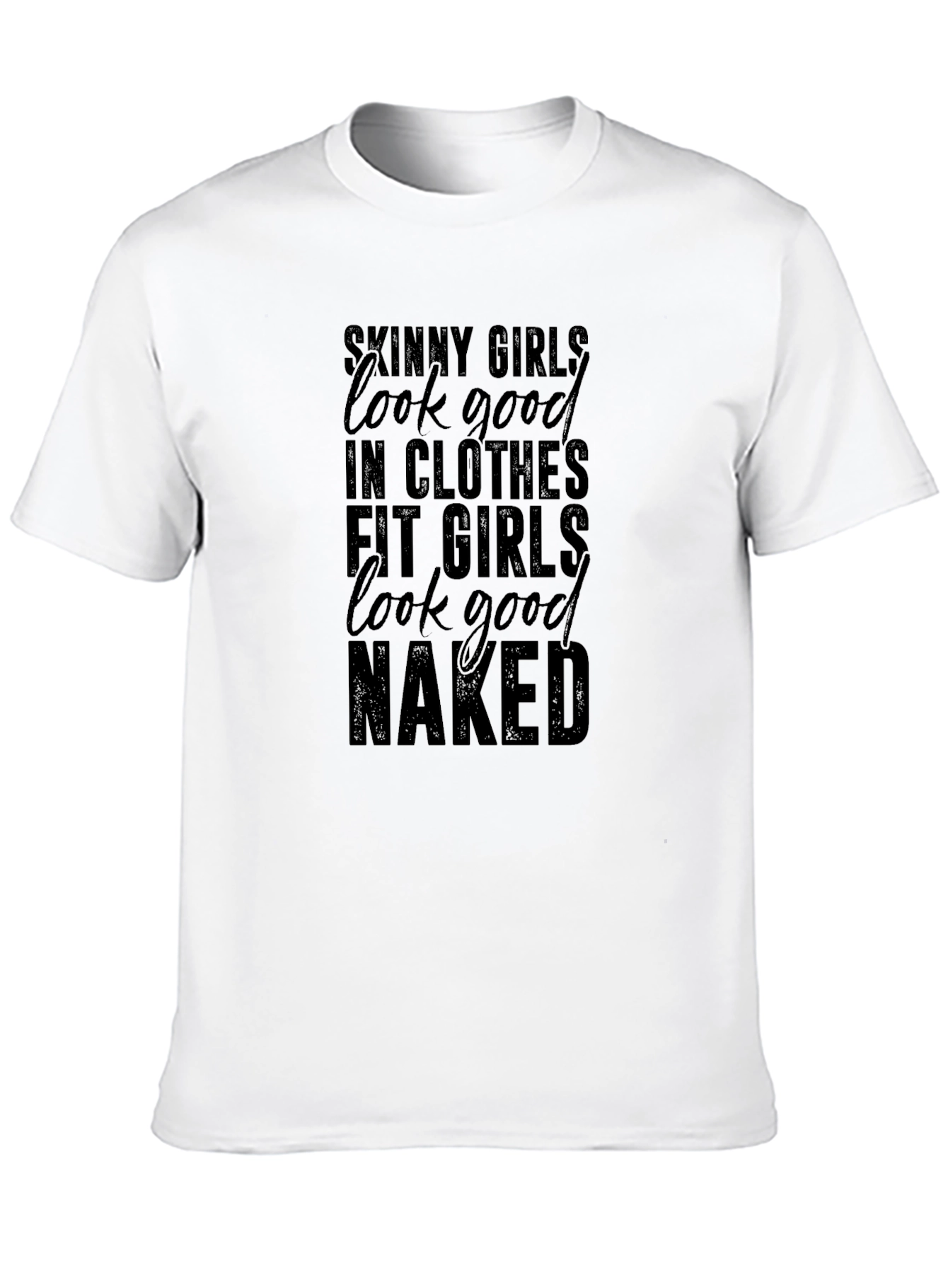 Skinny Girls Fit Girls Graphic T-Shirt