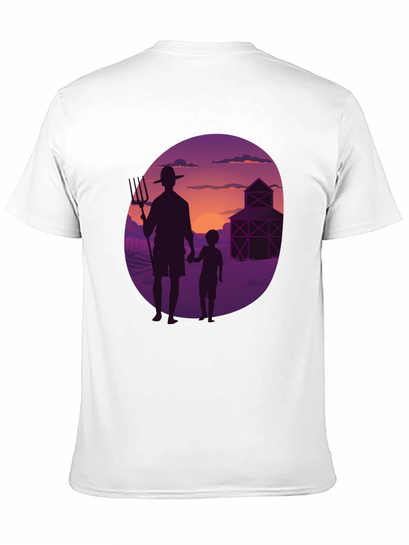 Farmer & Son Graphic Tee - Sunset Silhouette