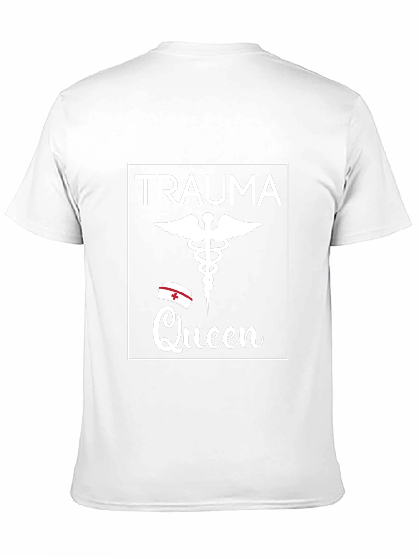 Trauma Queen Graphic T-Shirt - Nurse Caduceus Tee