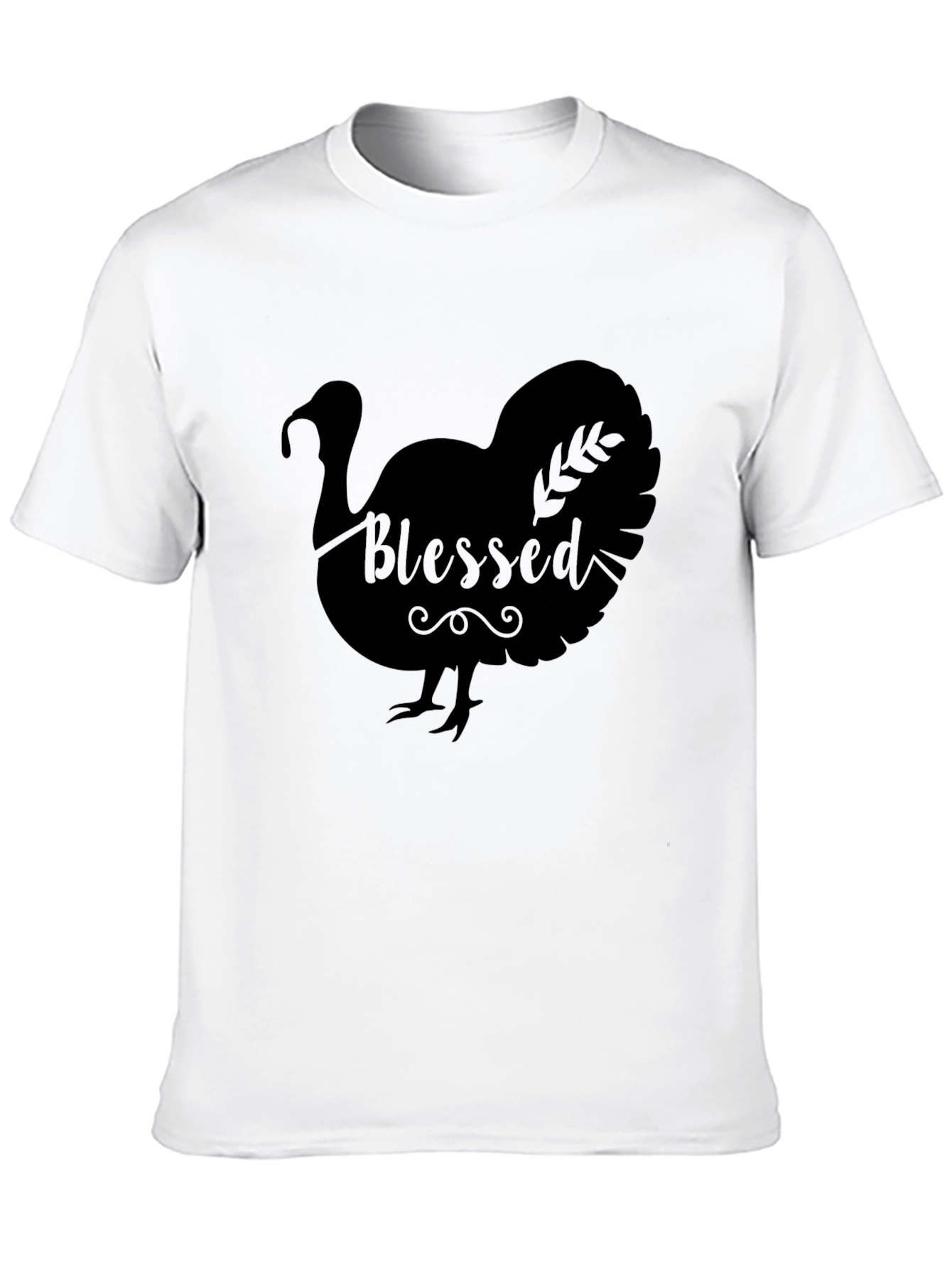 Blessed Turkey Graphic Tee - Thanksgiving Shirt