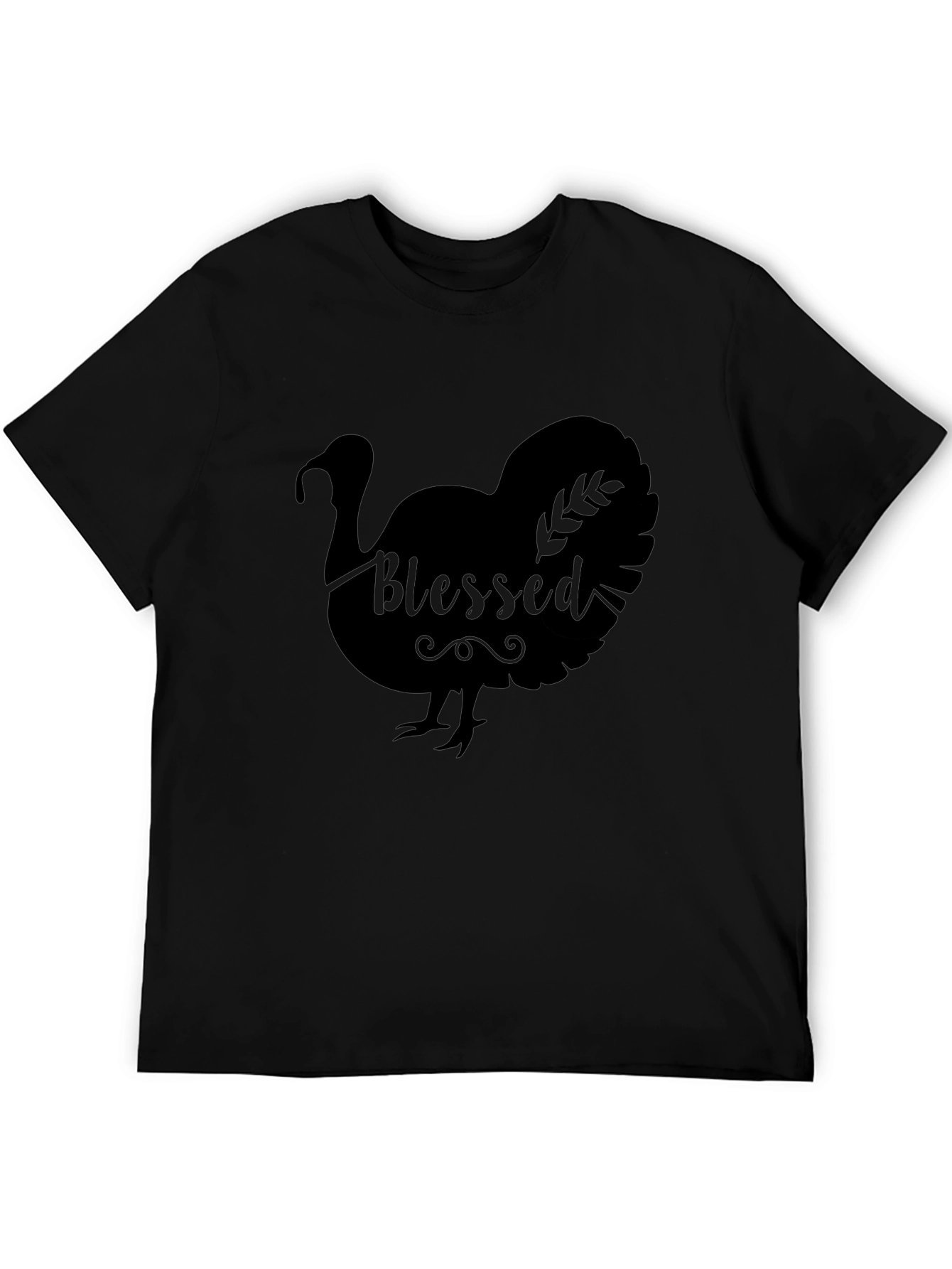 Blessed Turkey Graphic Tee - Thanksgiving Shirt
