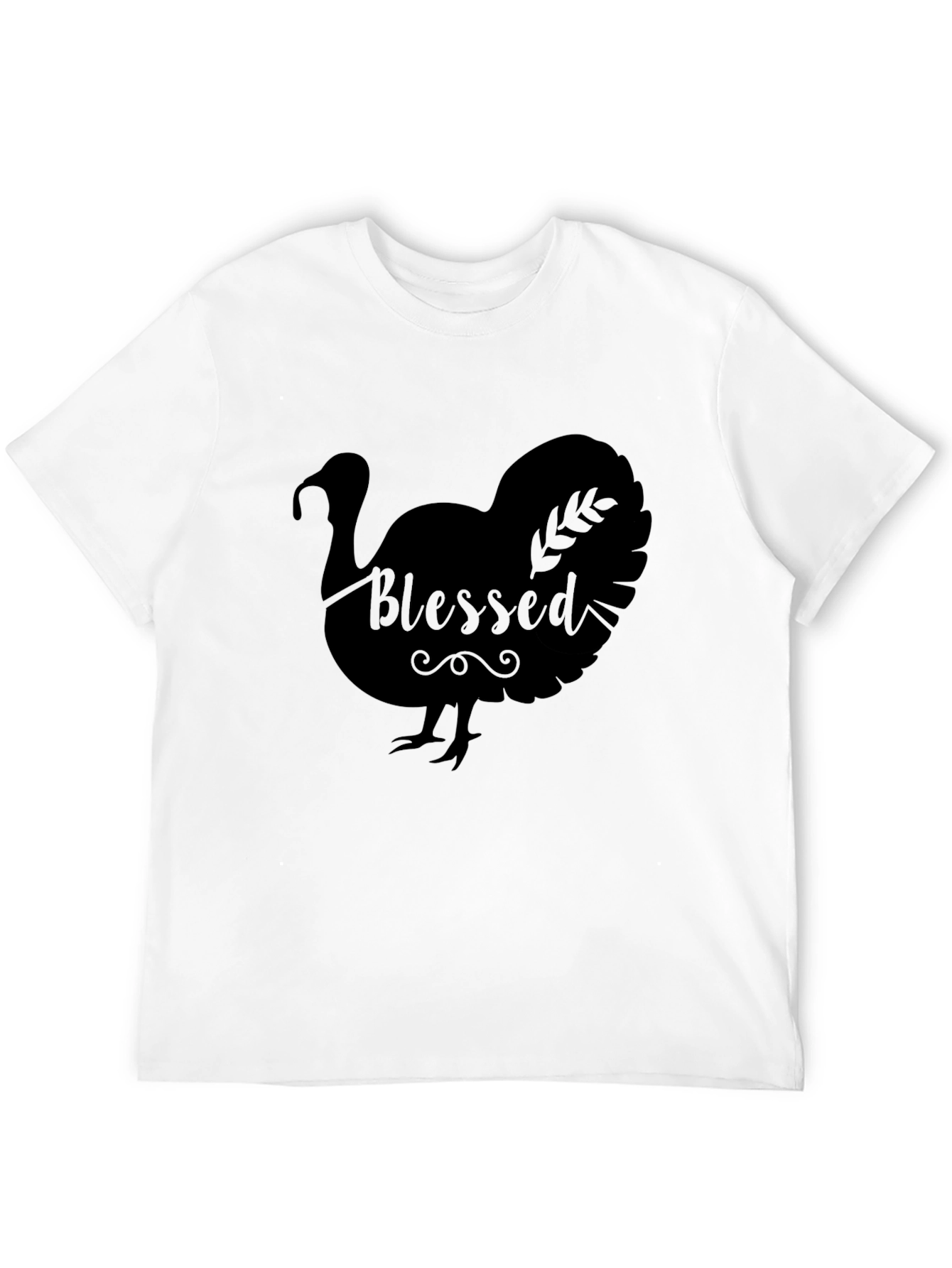 Blessed Turkey Graphic Tee - Thanksgiving Shirt