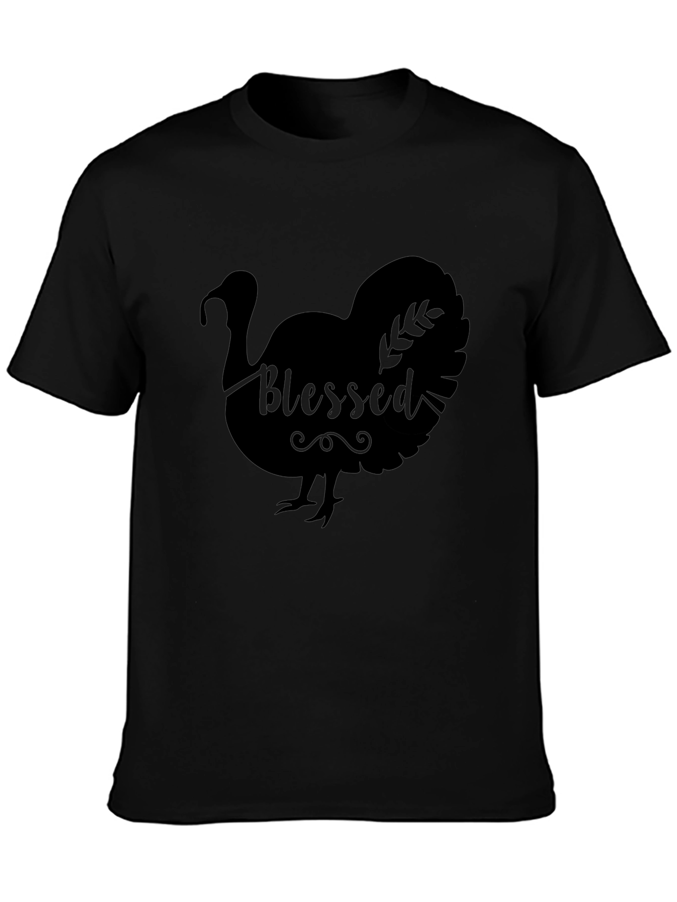 Blessed Turkey Graphic Tee - Thanksgiving Shirt