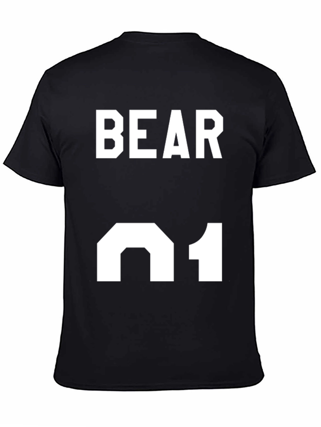 Bear 01 Graphic T-Shirt - Black