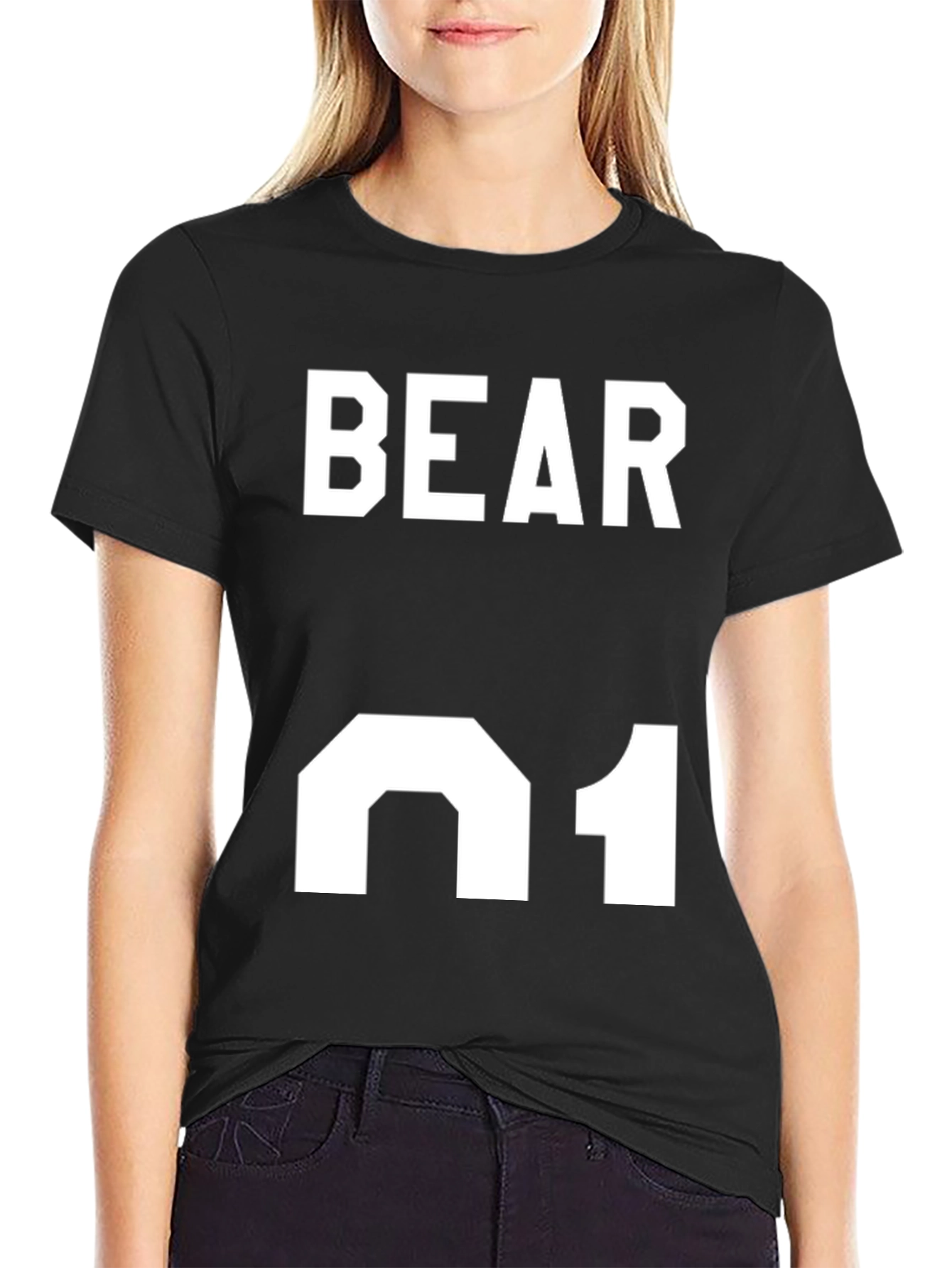 Bear 01 Graphic T-Shirt - Black