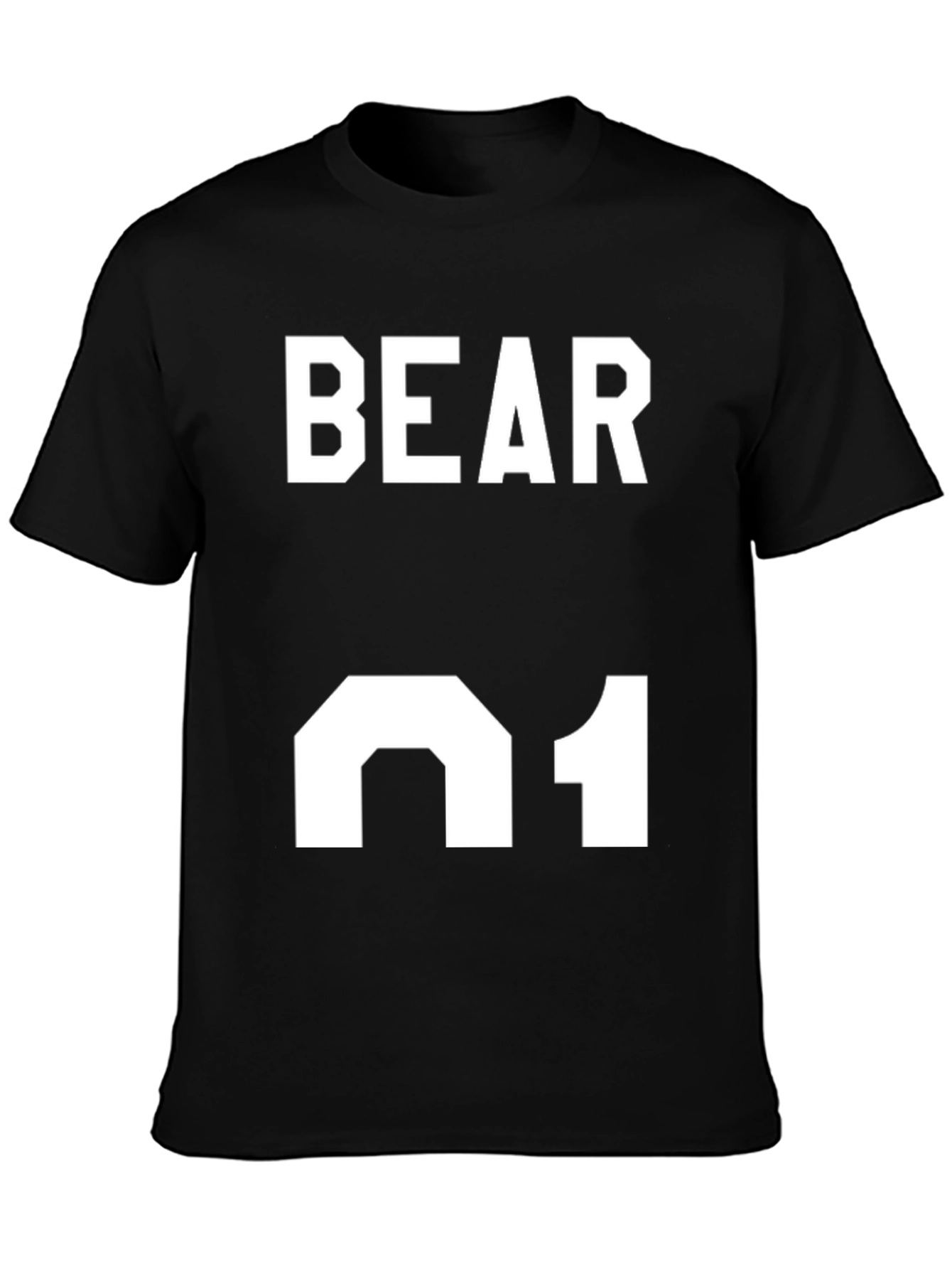 Bear 01 Graphic T-Shirt - Black