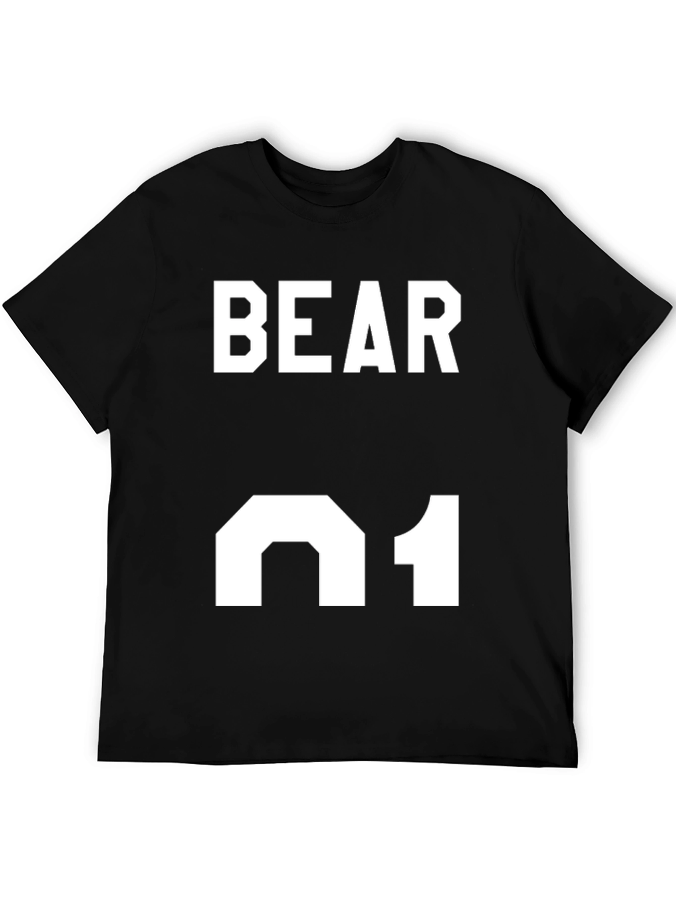 Bear 01 Graphic T-Shirt - Black