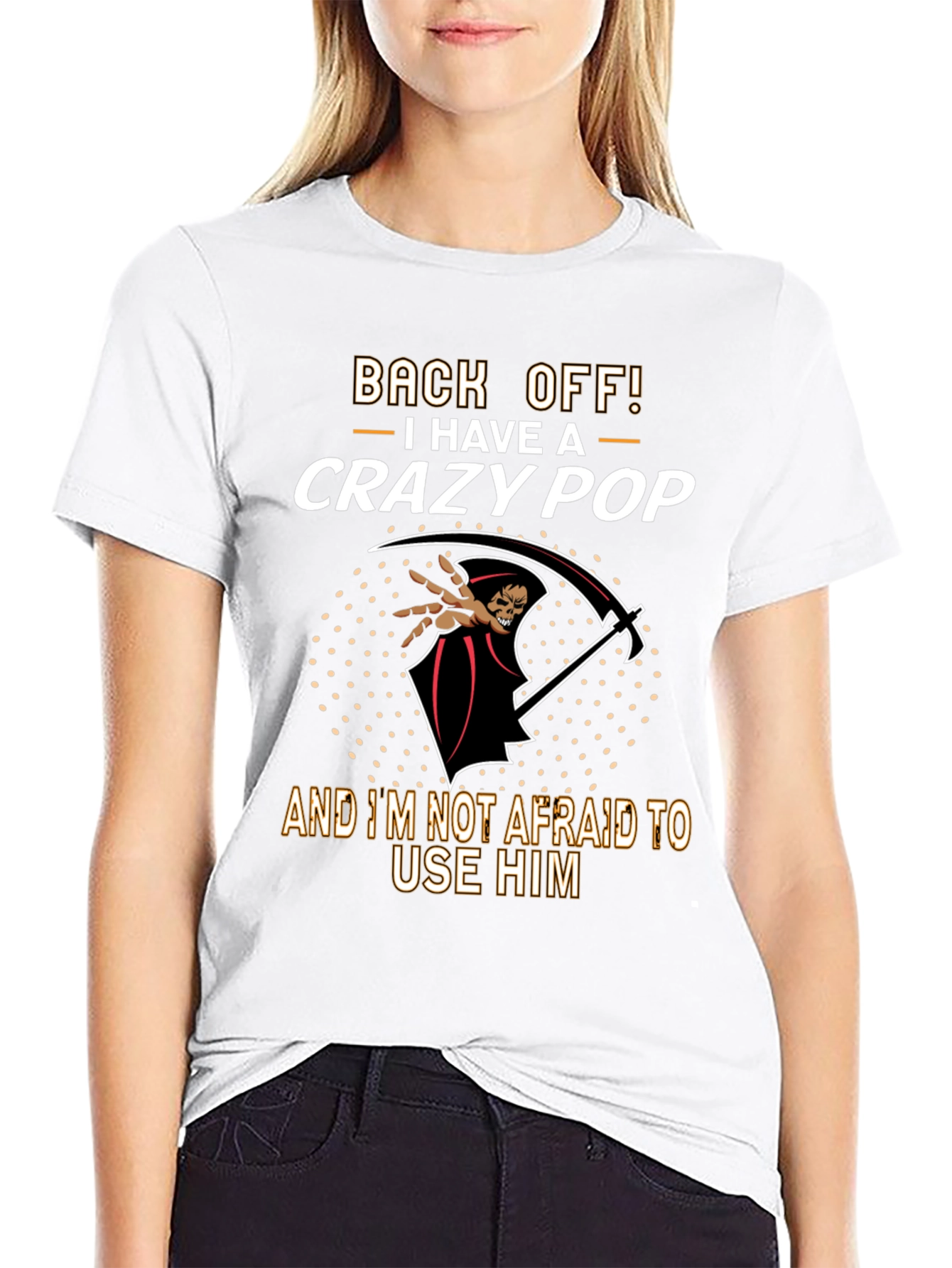 Crazy Pop Graphic Tee - Back Off!