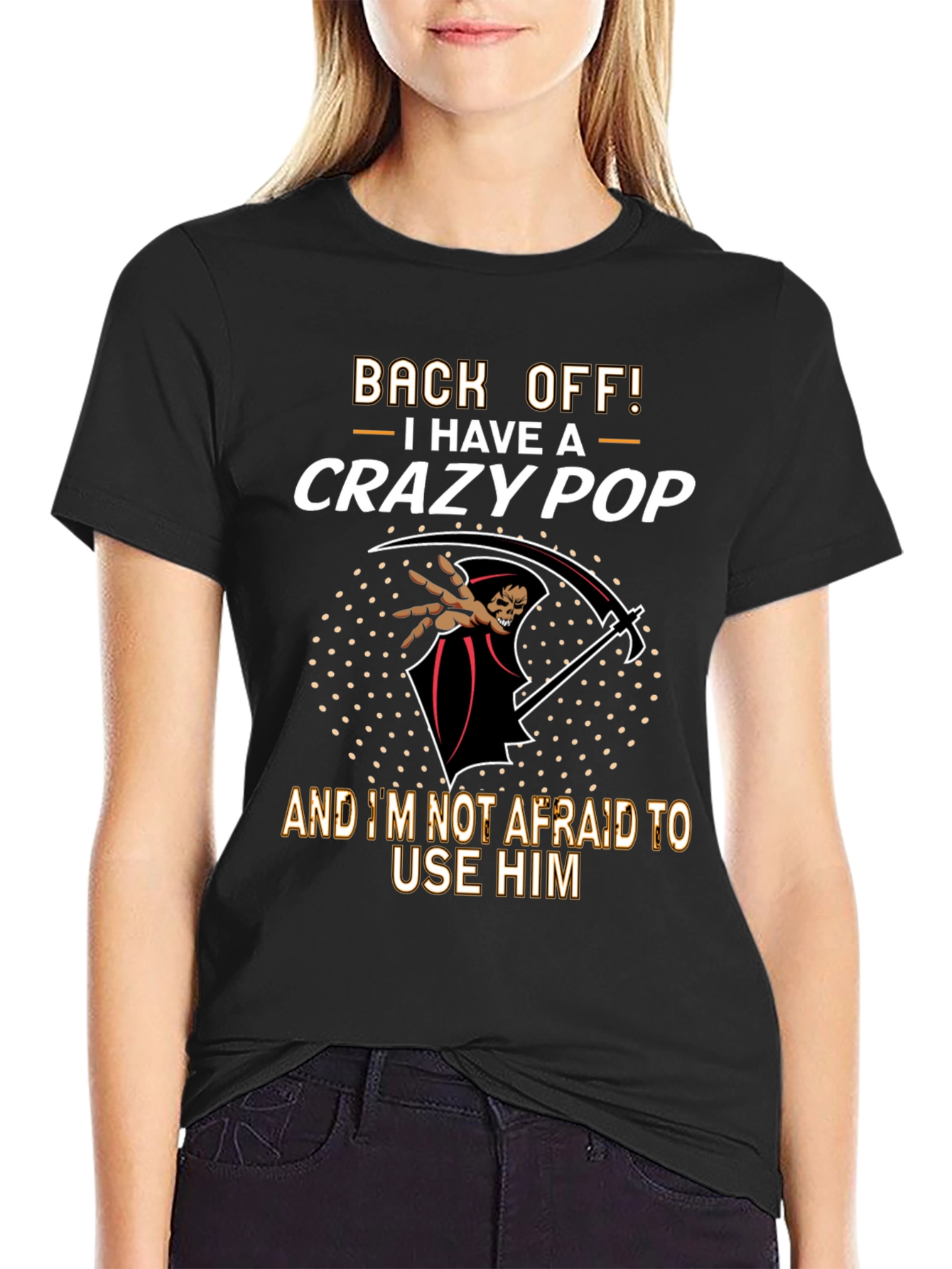 Crazy Pop Graphic Tee - Back Off!