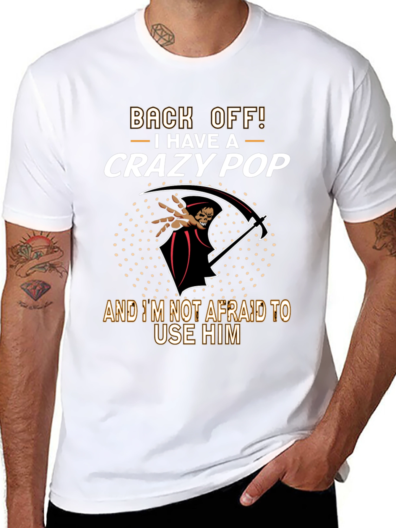 Crazy Pop Graphic Tee - Back Off!
