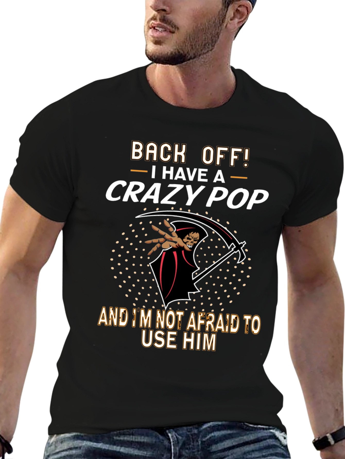 Crazy Pop Graphic Tee - Back Off!