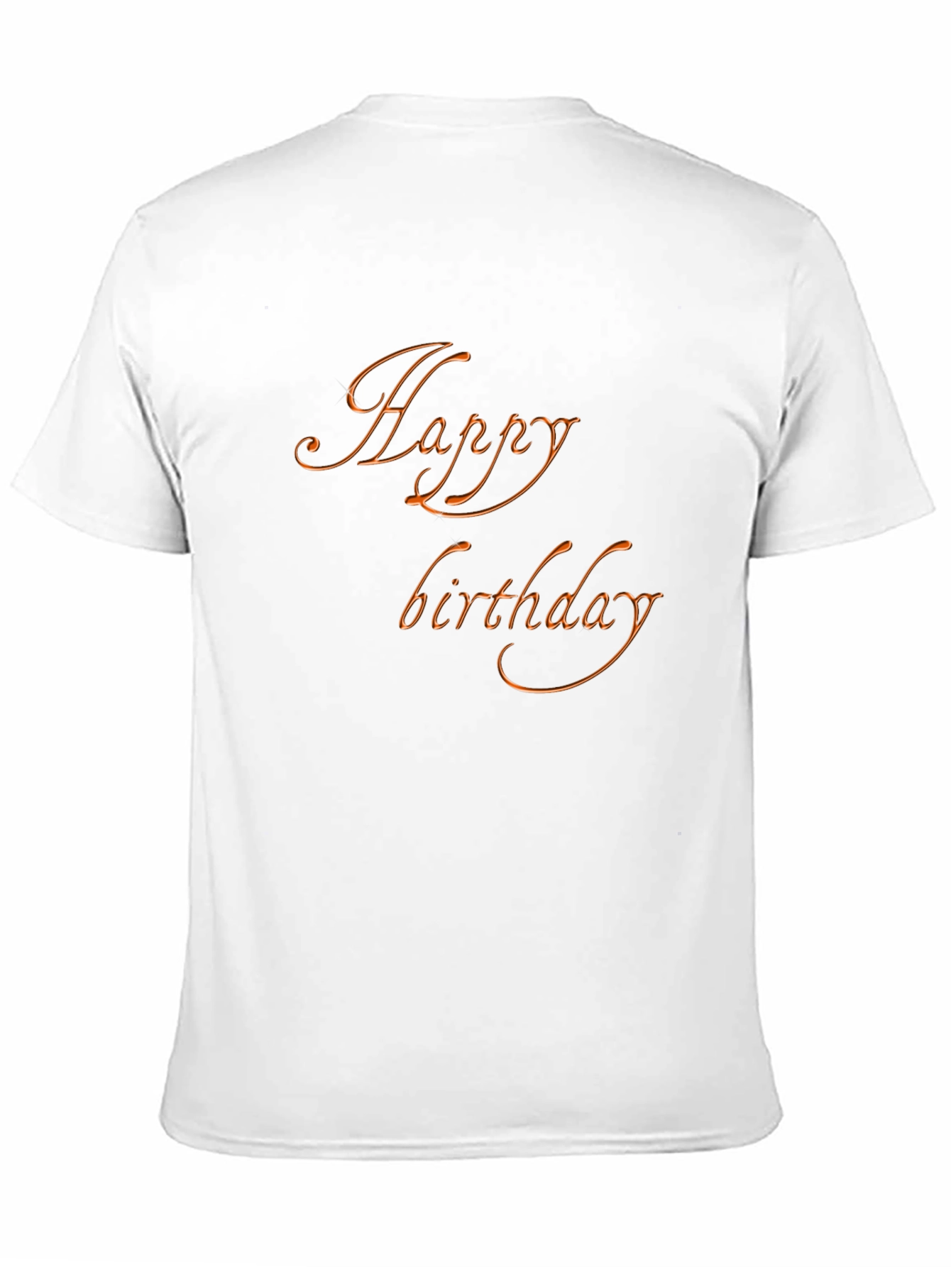 Happy Birthday Graphic Tee - Black
