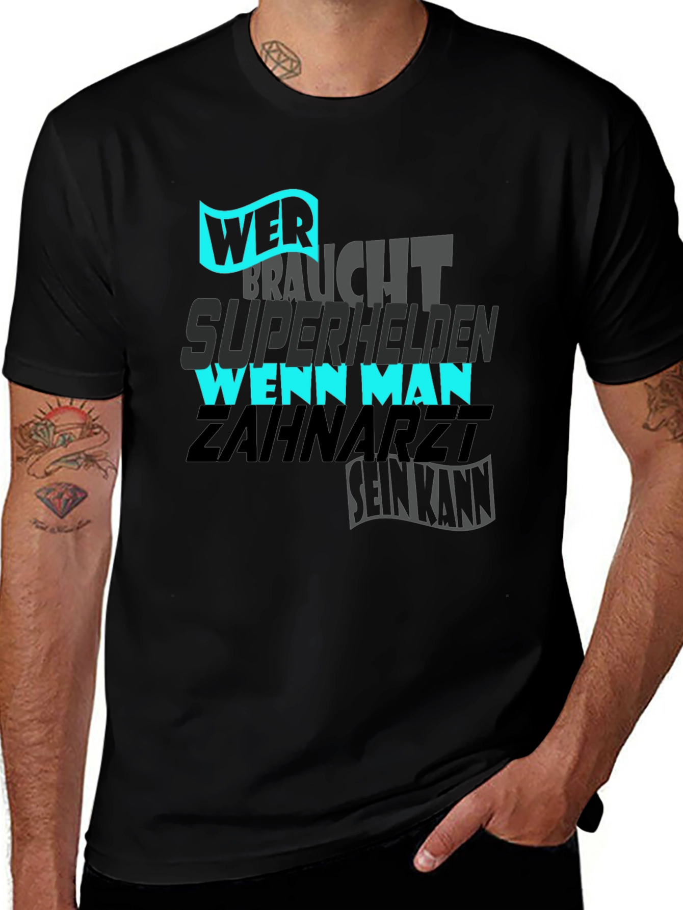 Wer Braucht Superhelden? T-Shirt