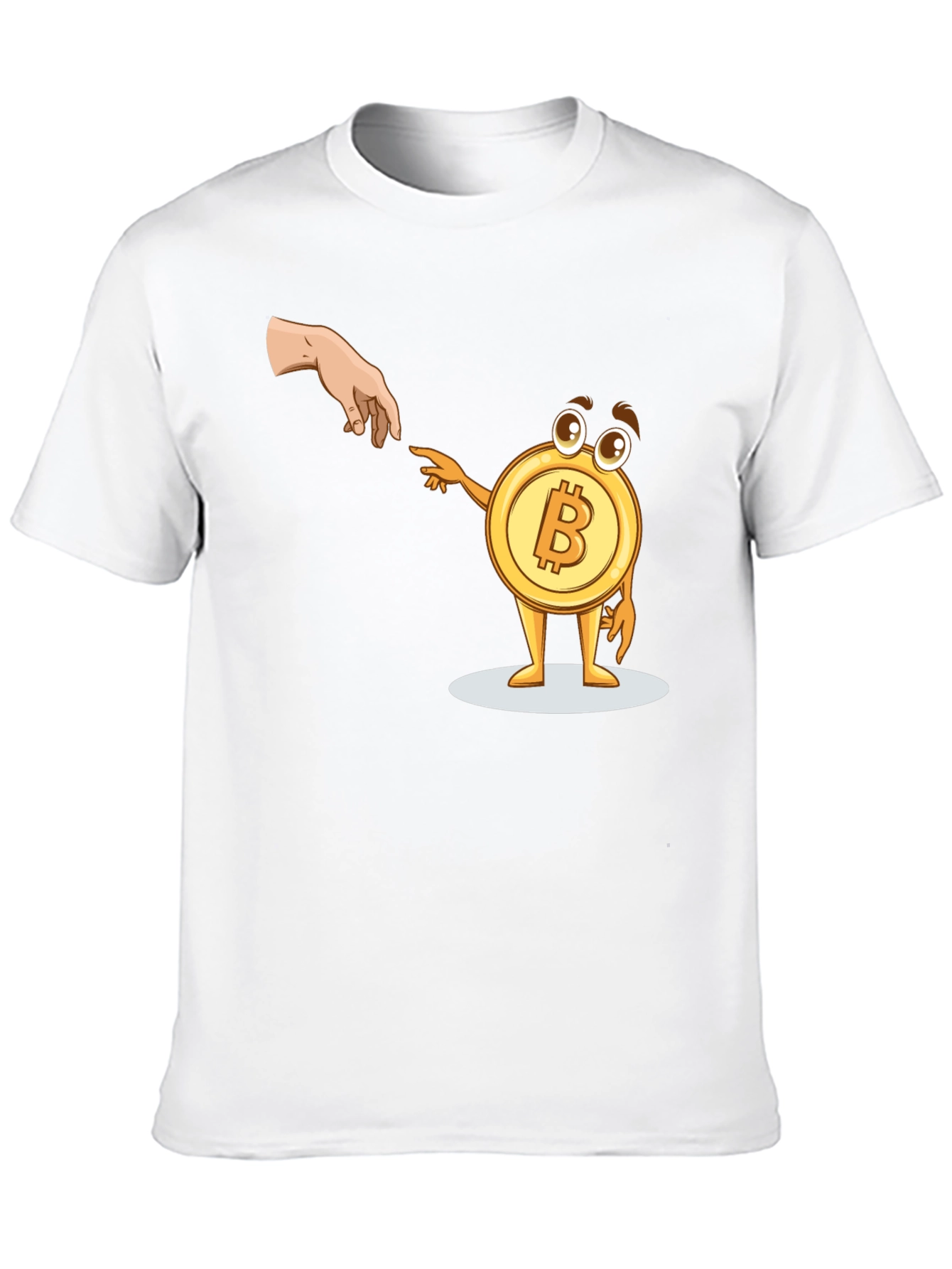 Bitcoin Creation T-Shirt Funny Crypto Tee