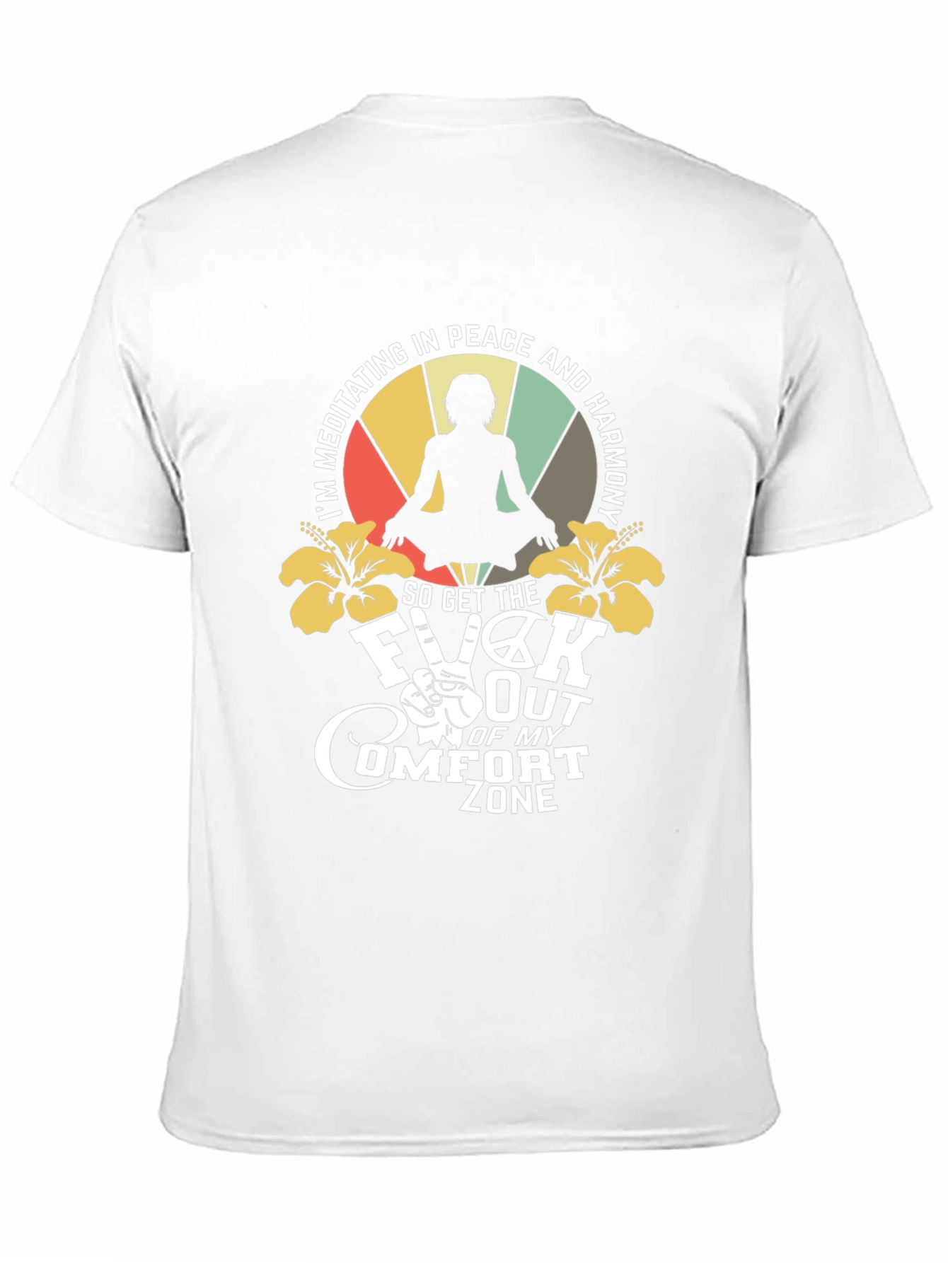 Meditating Peace Harmony Graphic T-Shirt