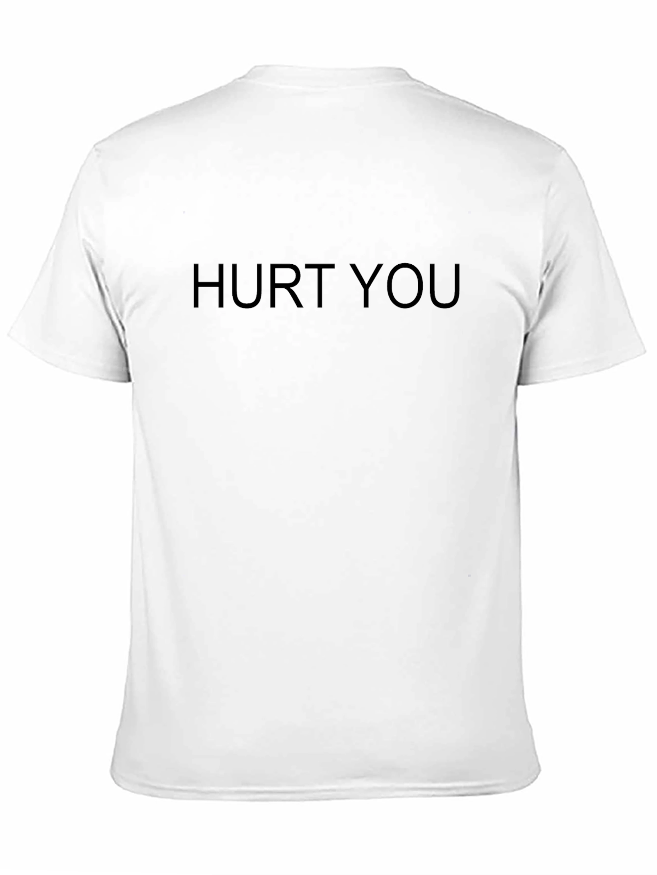 Hurt You Graphic Tee - Black Cotton T-Shirt