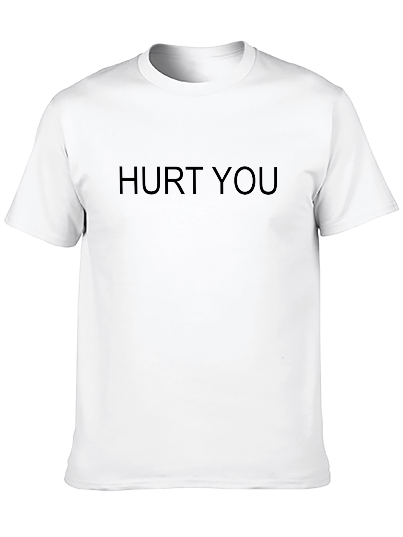Hurt You Graphic Tee - Black Cotton T-Shirt