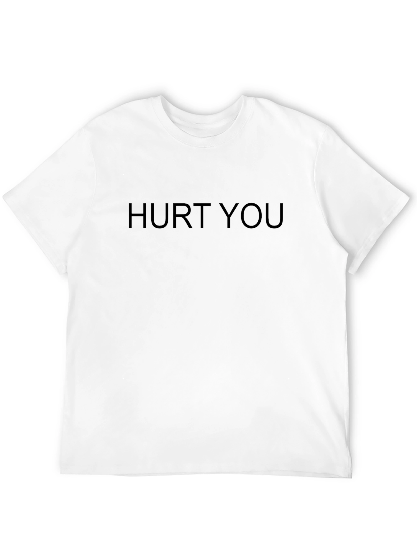 Hurt You Graphic Tee - Black Cotton T-Shirt