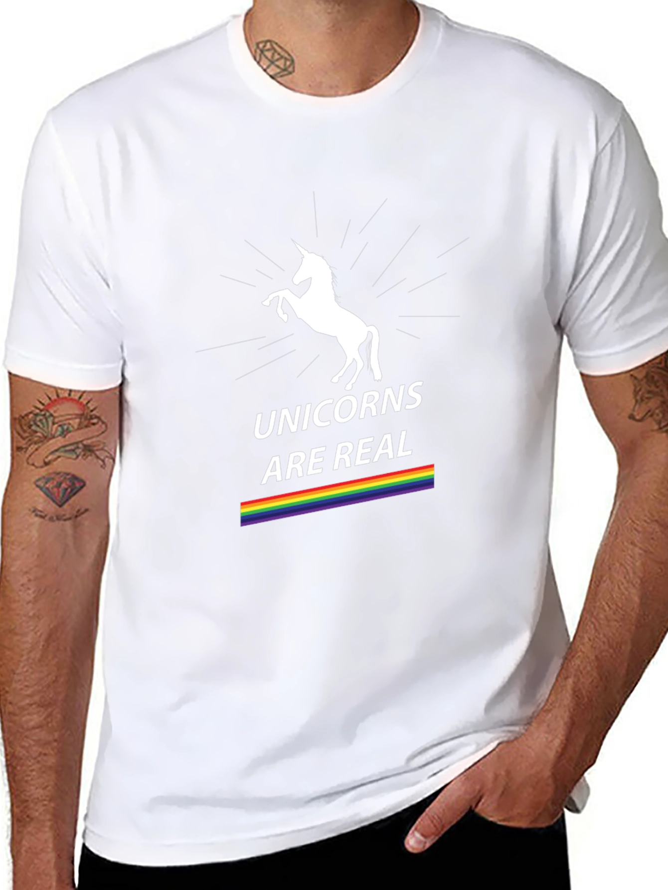 Unicorns Are Real Graphic Tee
