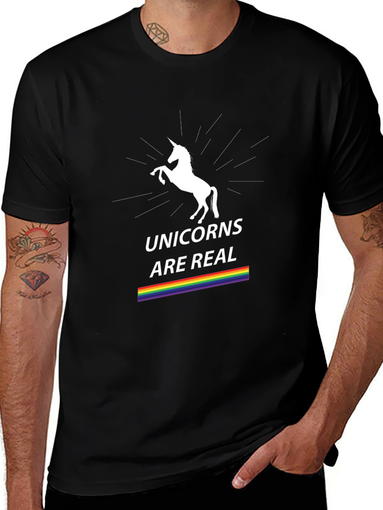 Unicorns Are Real Graphic Tee