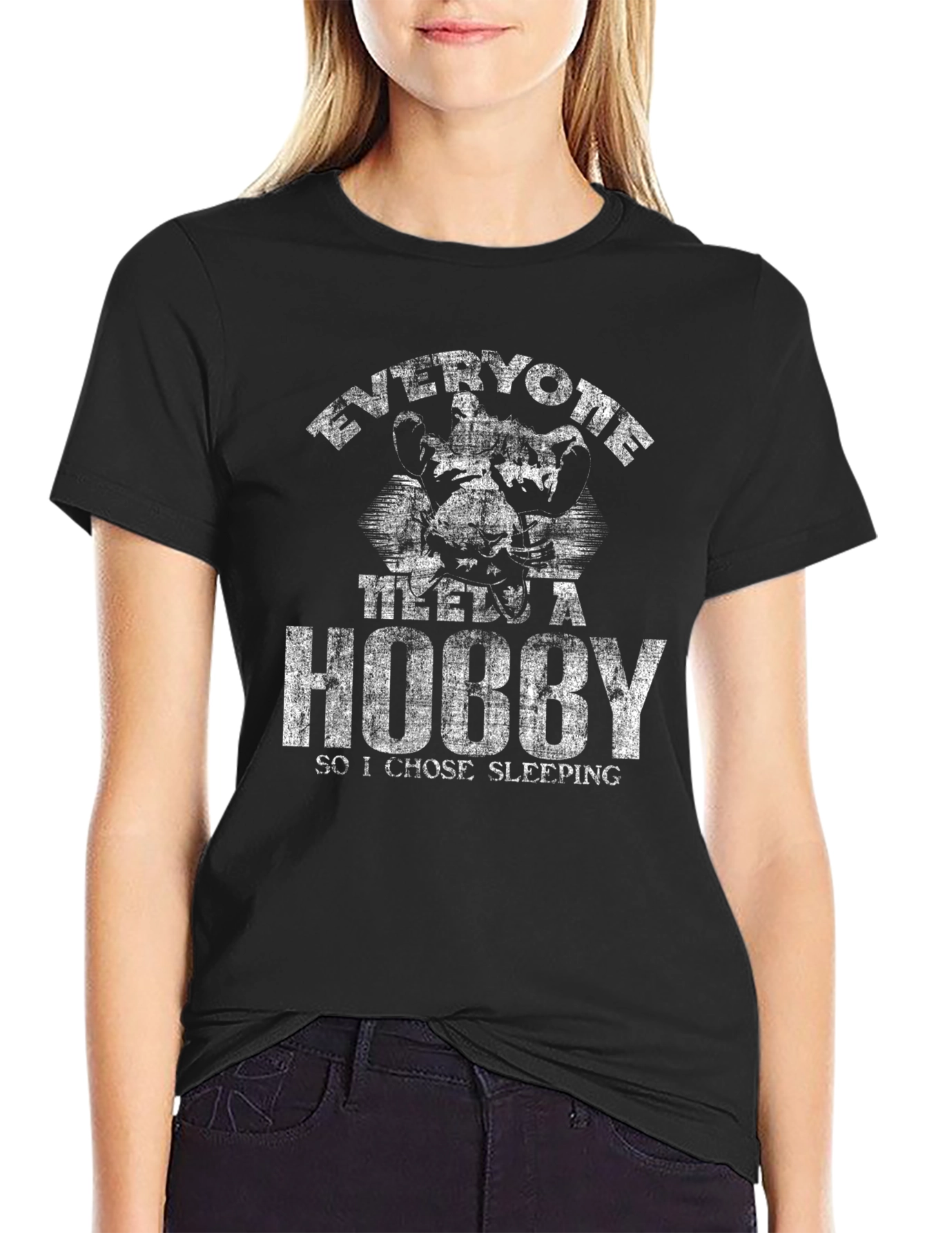 Everyone Takes a Hobby Sleeping T-Shirt