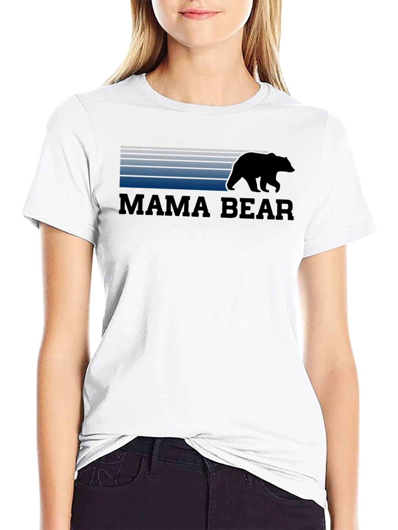 Mama Bear T-Shirt - Retro Style
