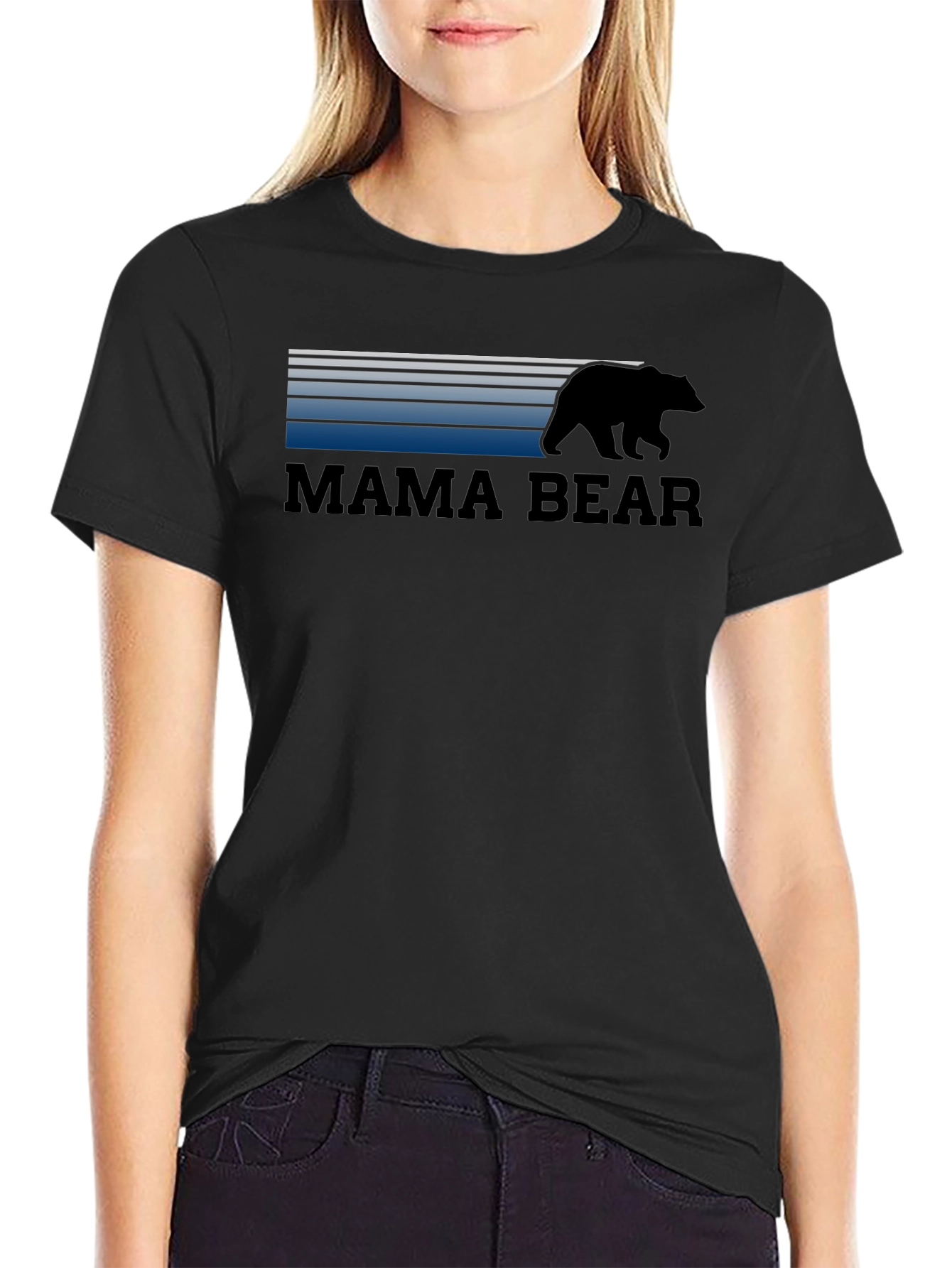 Mama Bear T-Shirt - Retro Style
