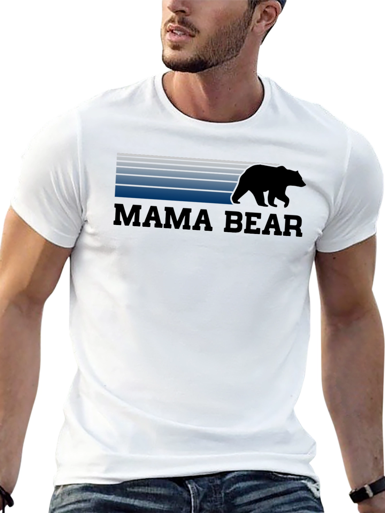 Mama Bear T-Shirt - Retro Style