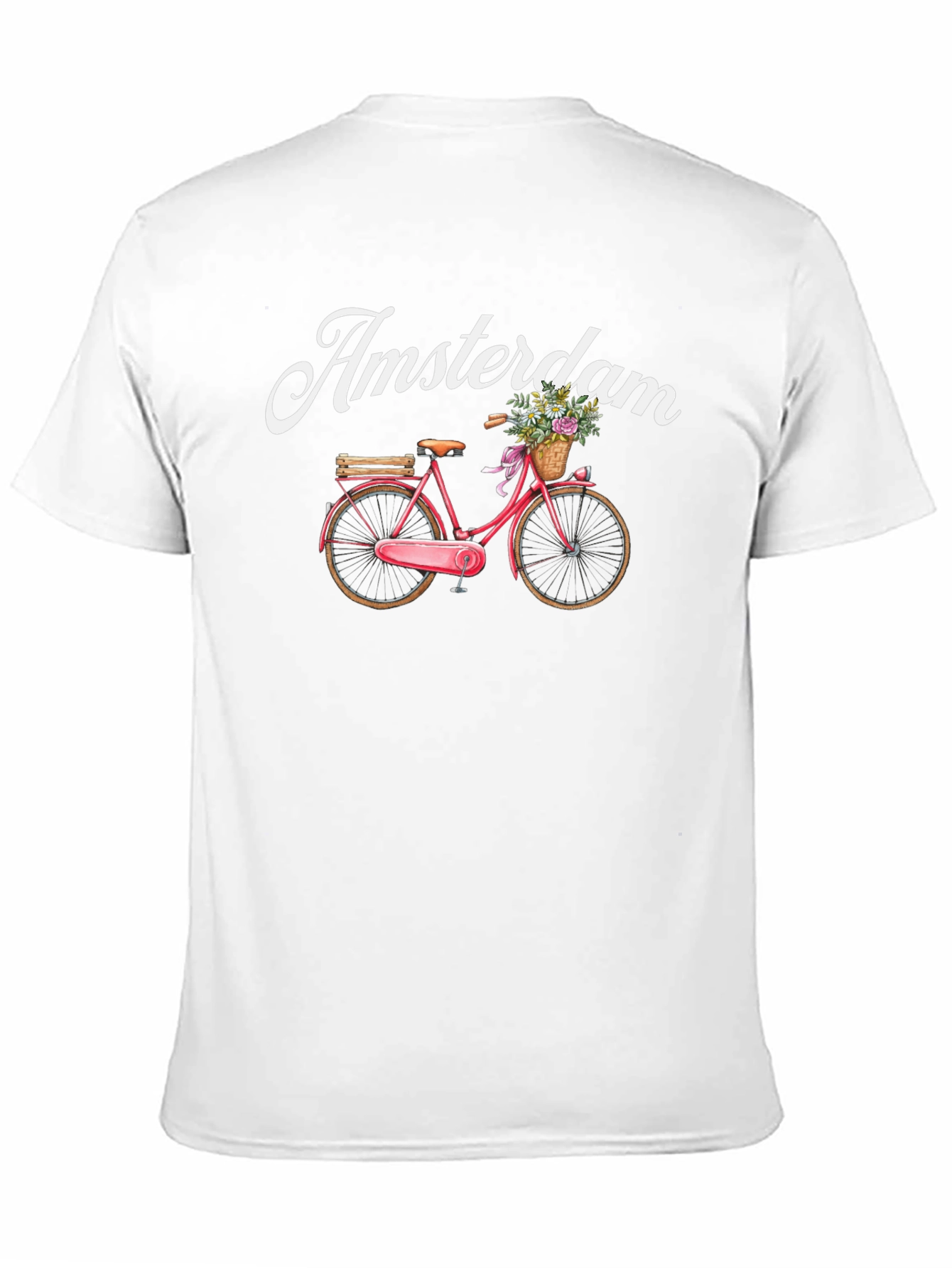 Amsterdam Bicycle Graphic Tee - Black