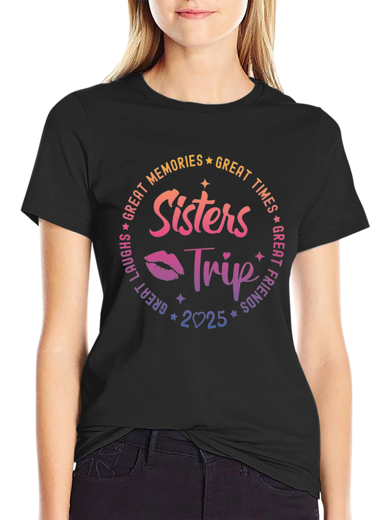 Sisters Trip 2025 T-Shirt: Memories & Friends
