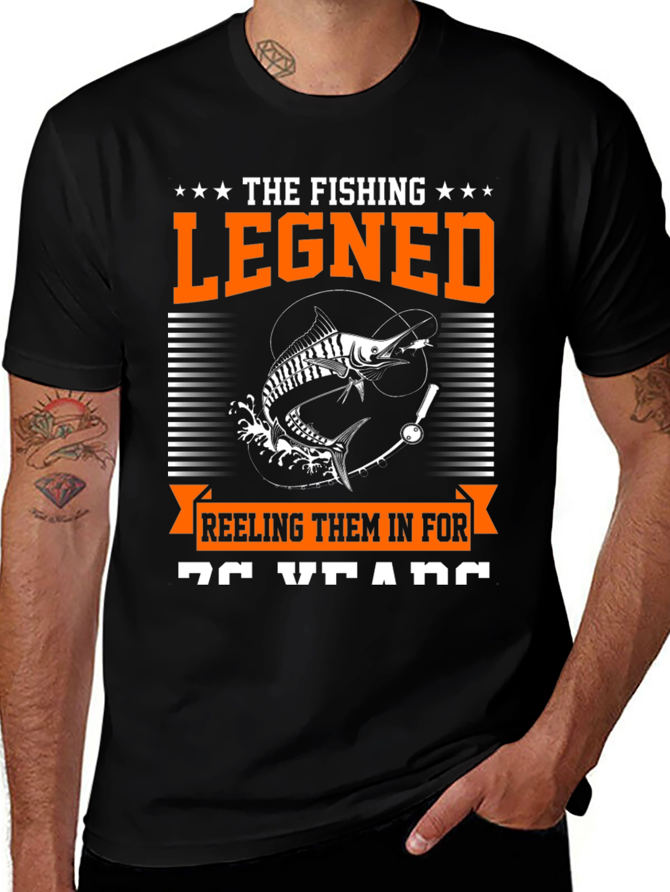 Fishing Legend Graphic T-Shirt
